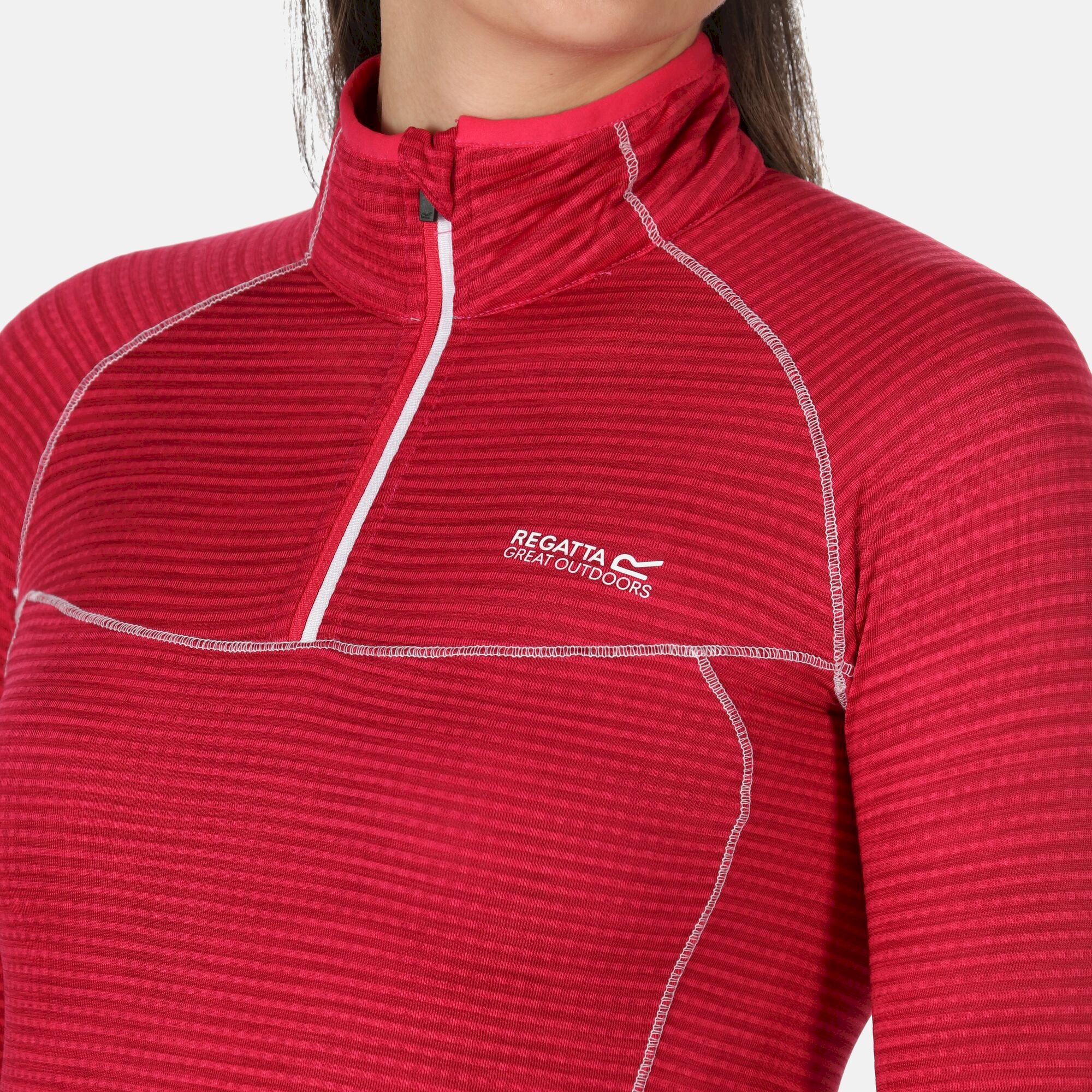 Women's Yonder Half Zip Top | Berry Pink