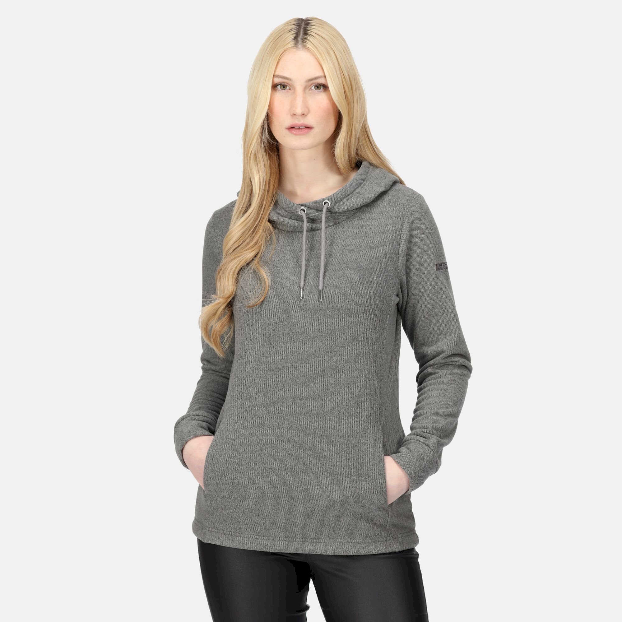Women's Kizmit II Hooded Marl Fleece | Storm Grey Two Tone
