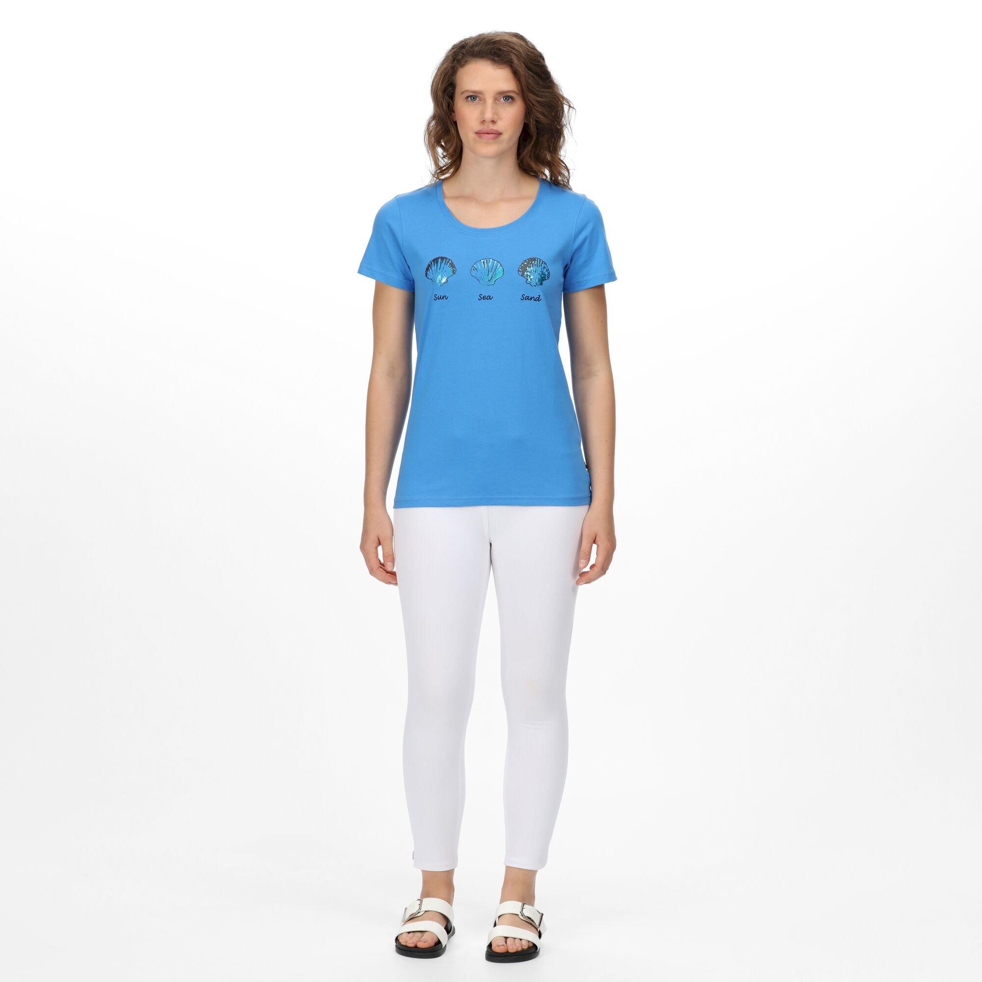Women's Filandra VI Print T-Shirt | Sonic Blue