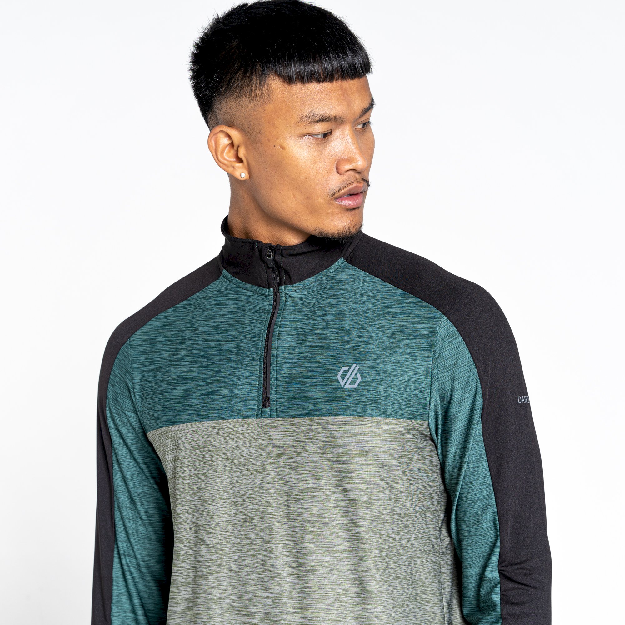 Dare 2b - Men's Power Up II Lightweight Jersey | Agave Green Fern Green