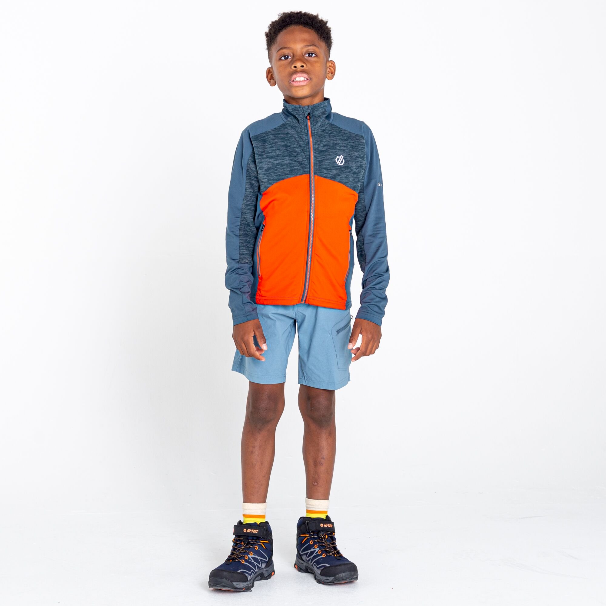 Dare 2b - Kids' Exception Recycled Core Stretch Midlayer | Orion Grey