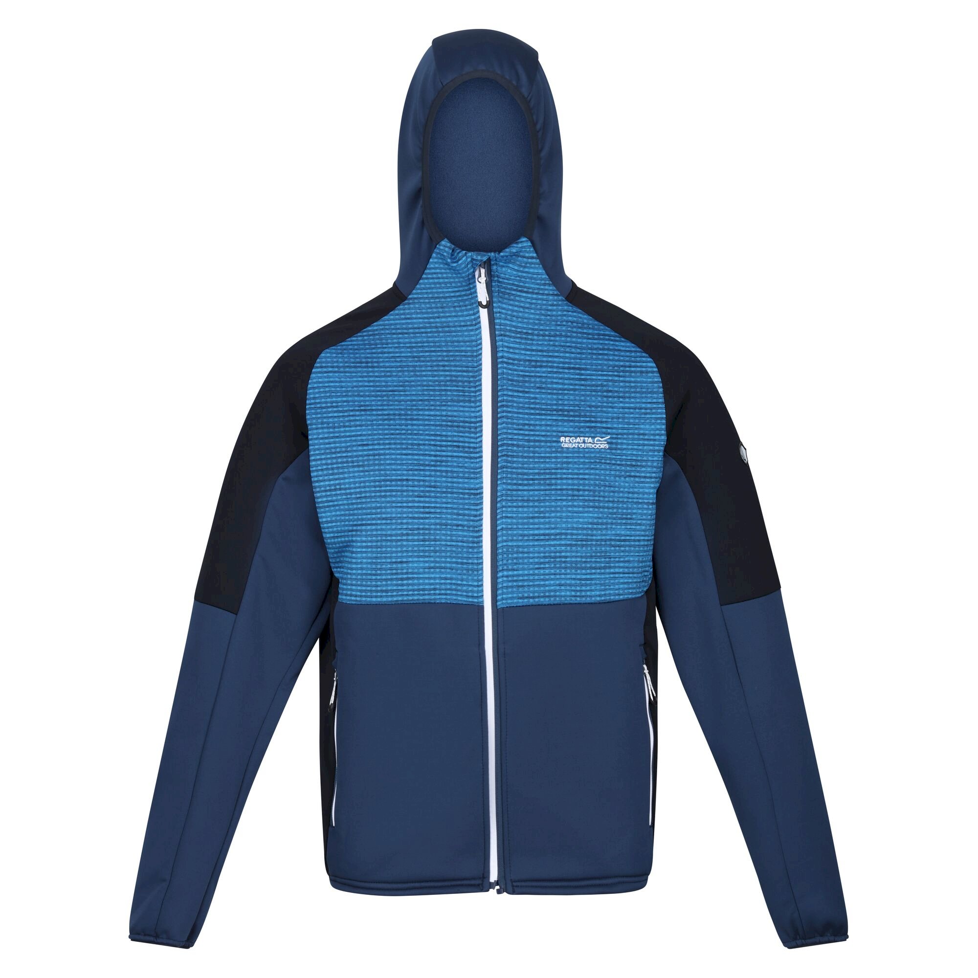 Men's Attare Softshell Hooded Jacket | Admiral Blue Skydiver