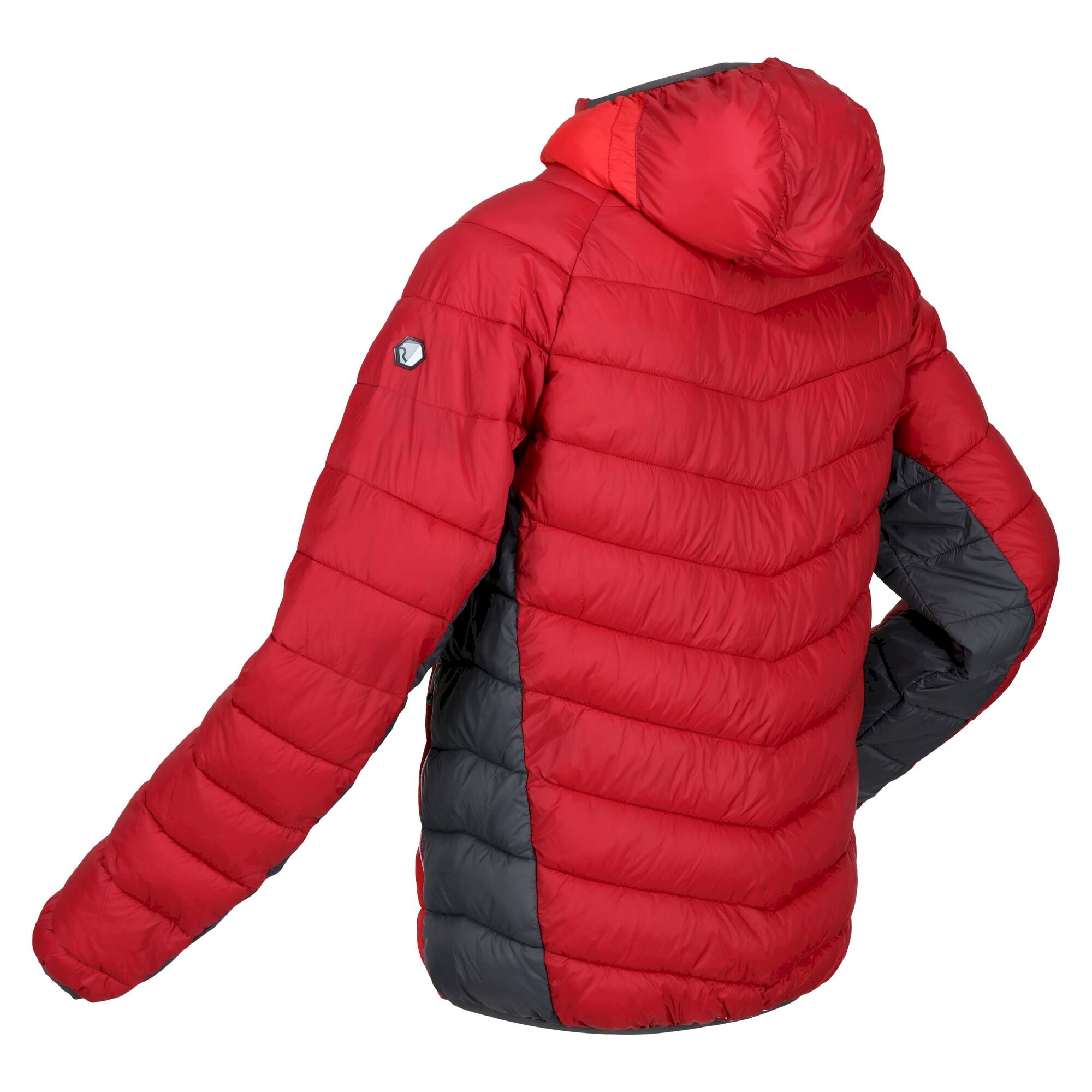 Men's Harrock Hooded Puffer Jacket | Dark Red Chinese Red