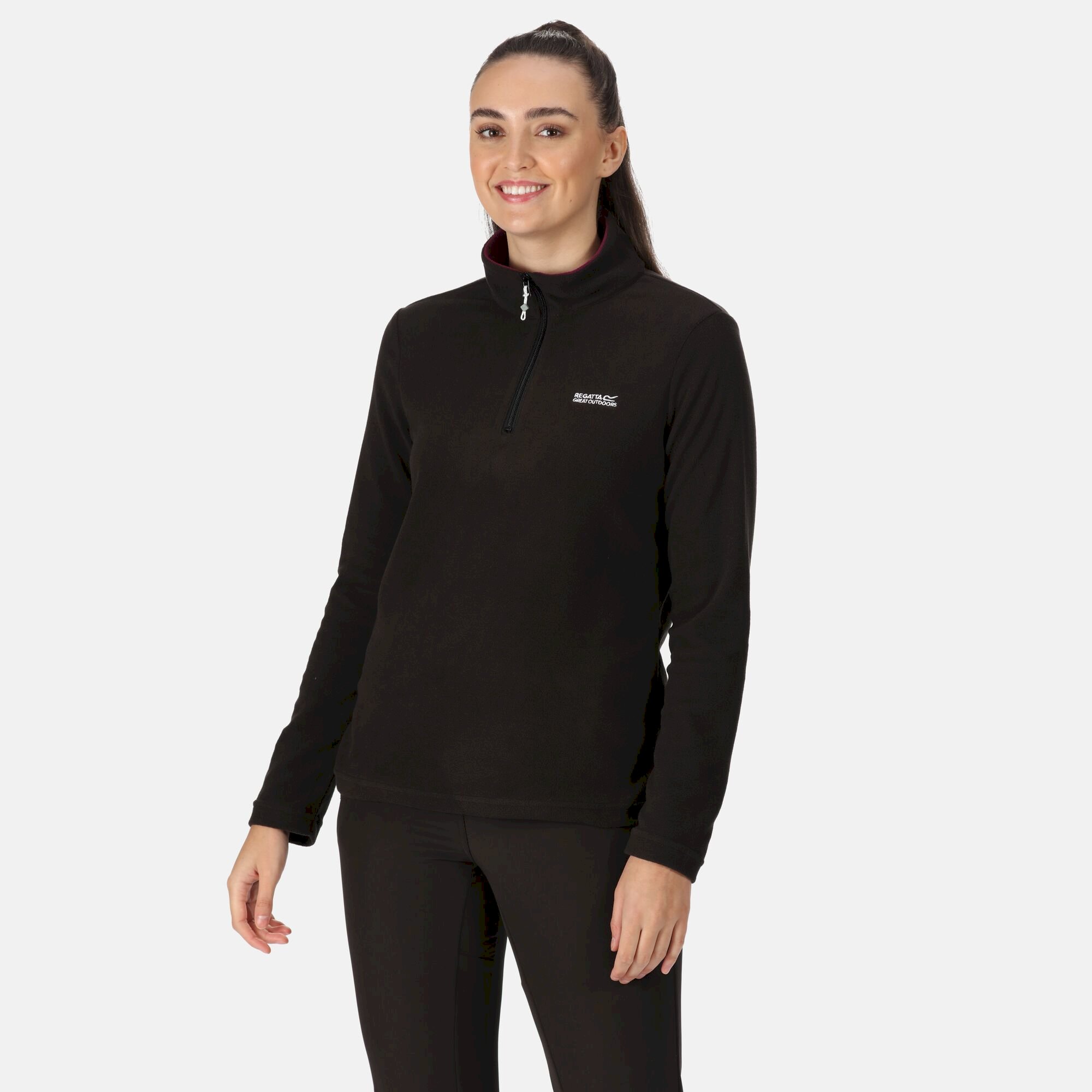 Women's Sweethart Lightweight Half-Zip Fleece | Black