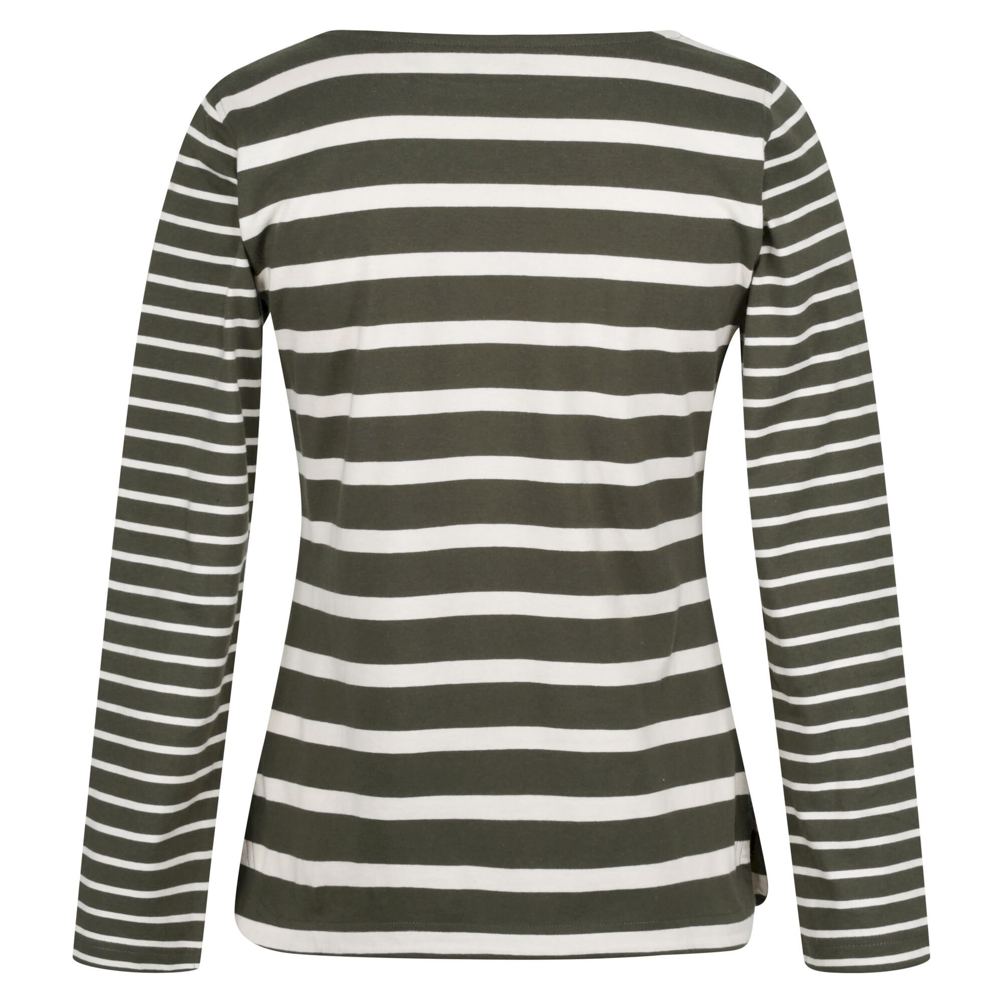 Women's Farida Striped T-Shirt | Dark Khaki Light Vanilla