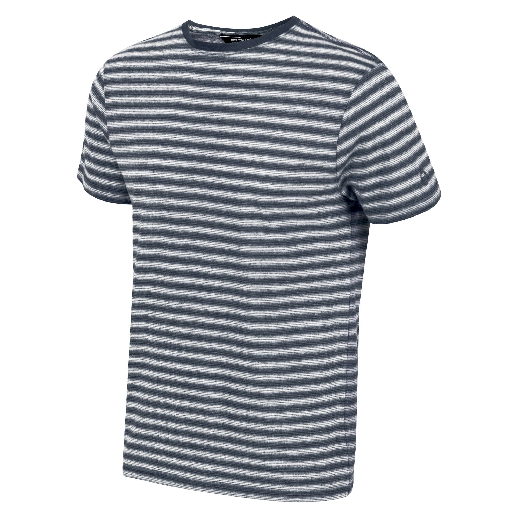 Men's Brayden Stripe T-Shirt | Navy Mini Stripe