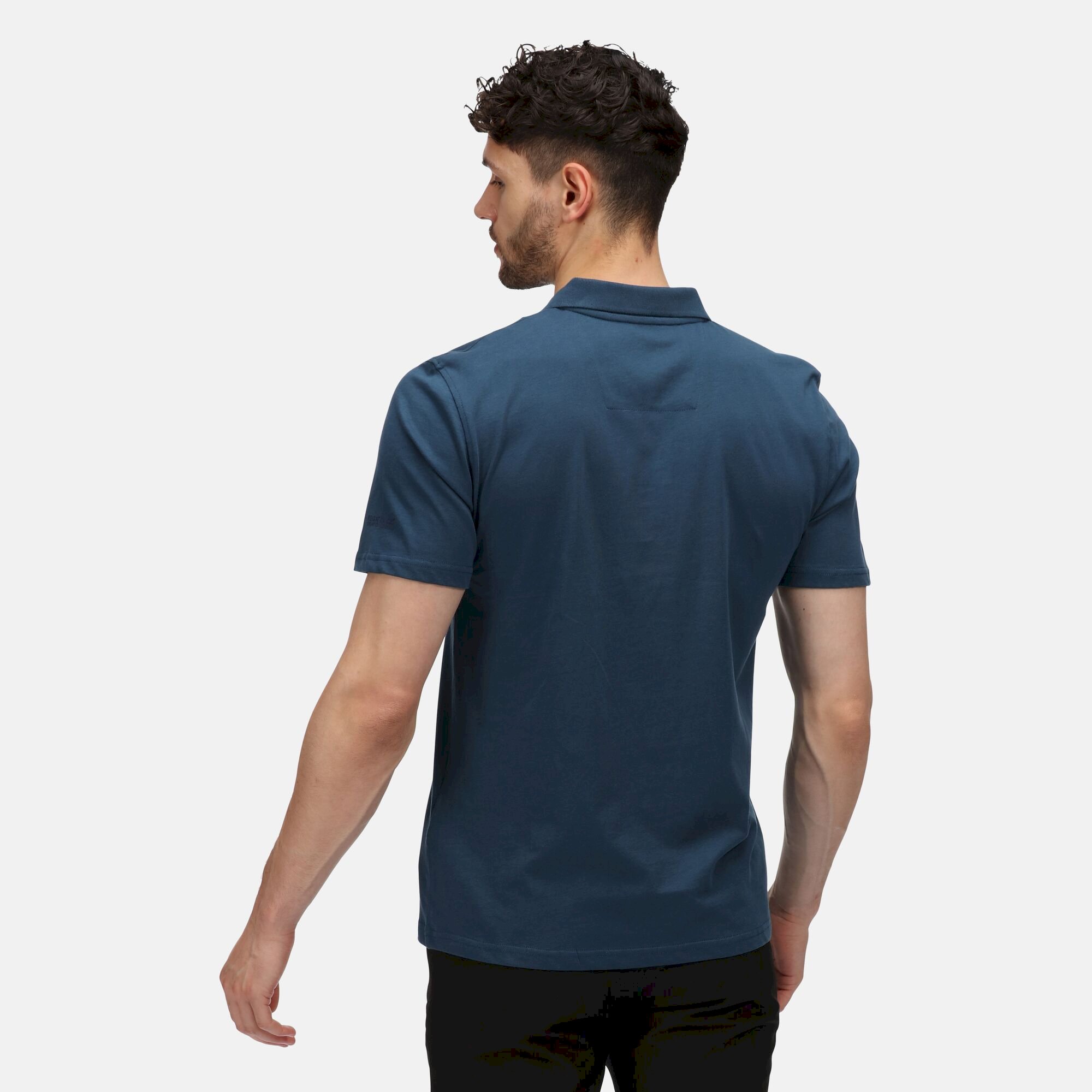Men's Sinton Lightweight Polo Shirt | Moonlight Denim