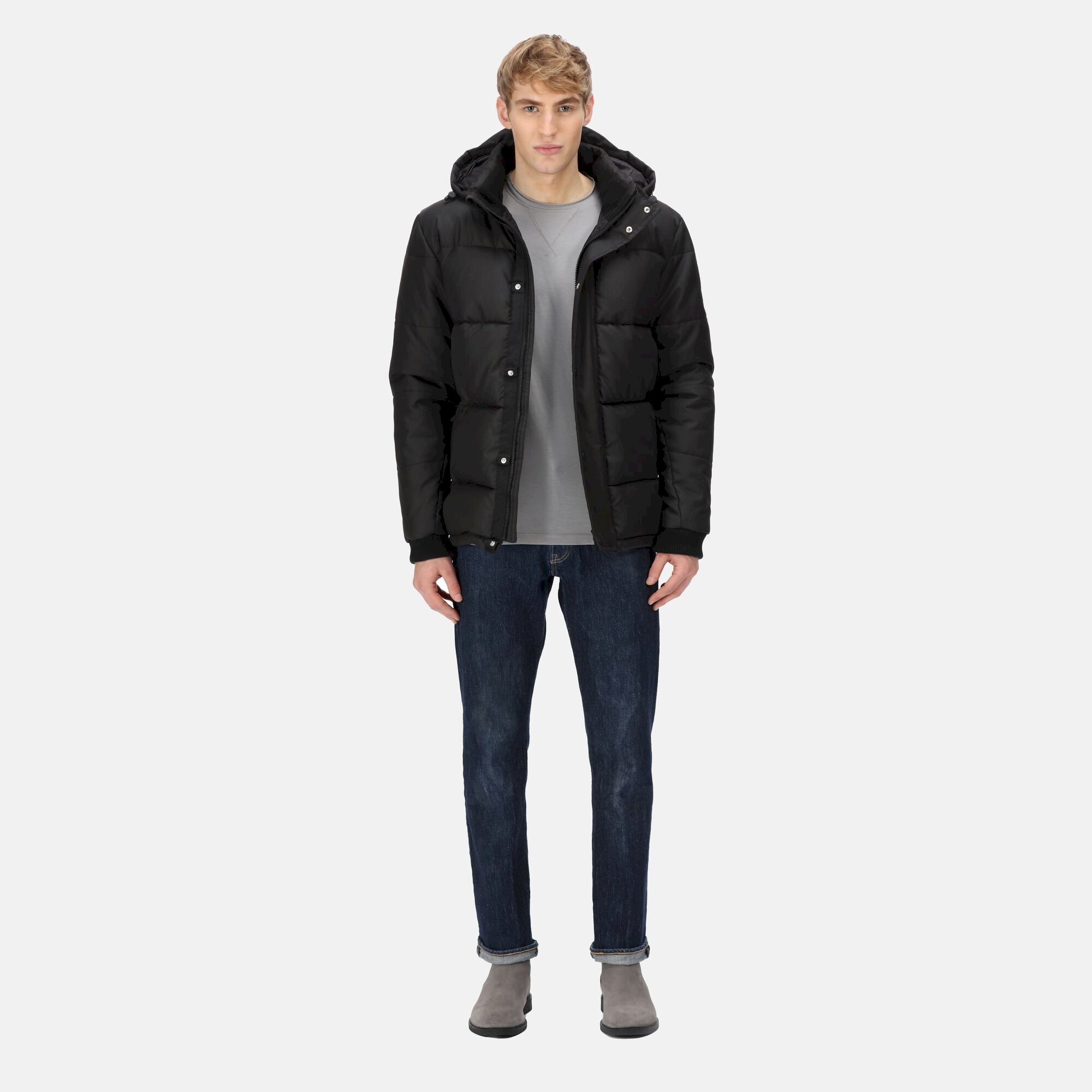 Men's Farren Lightweight Puffer Jacket | Black