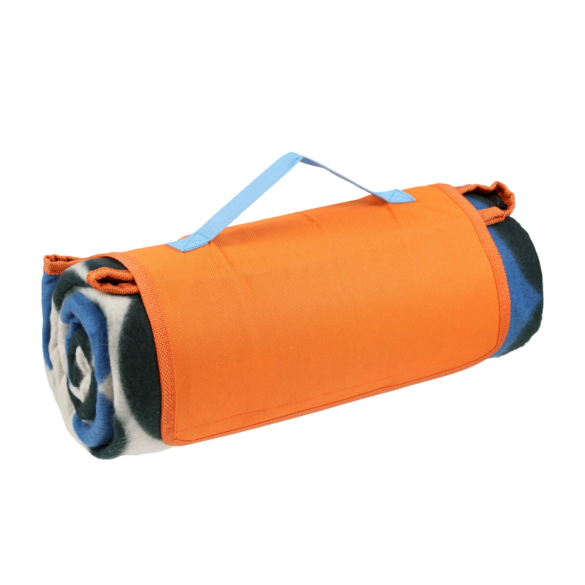 Orla Kiely Roll Away Picnic Blanket | Shadow Flower Blue