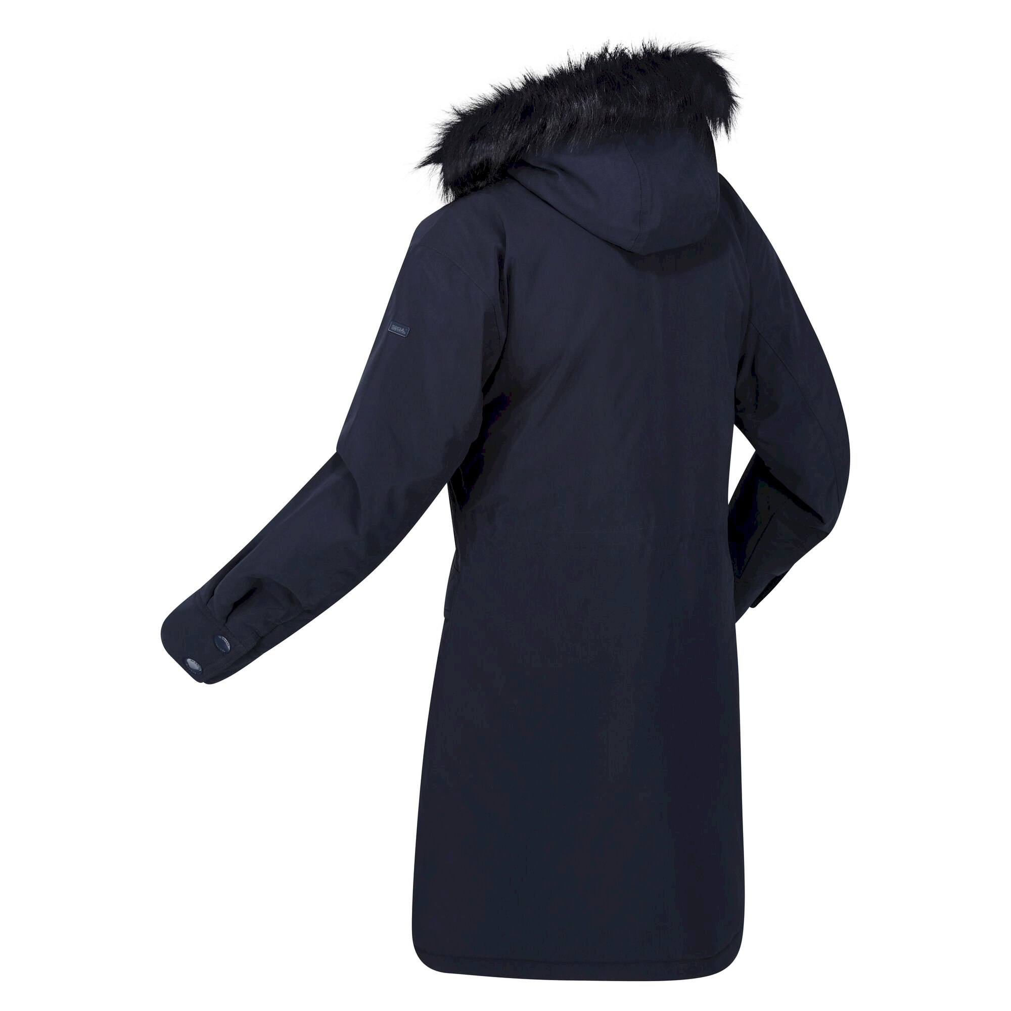 Women's Shiloh Fur Trim Parka Jacket | Navy