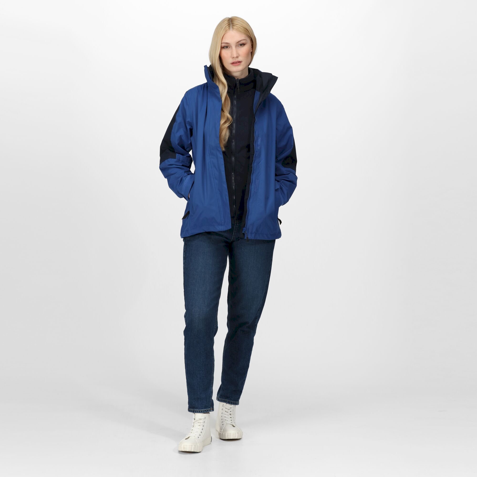 Women's Defender III Waterproof 3 In 1 Jacket | Royal Blue Navy