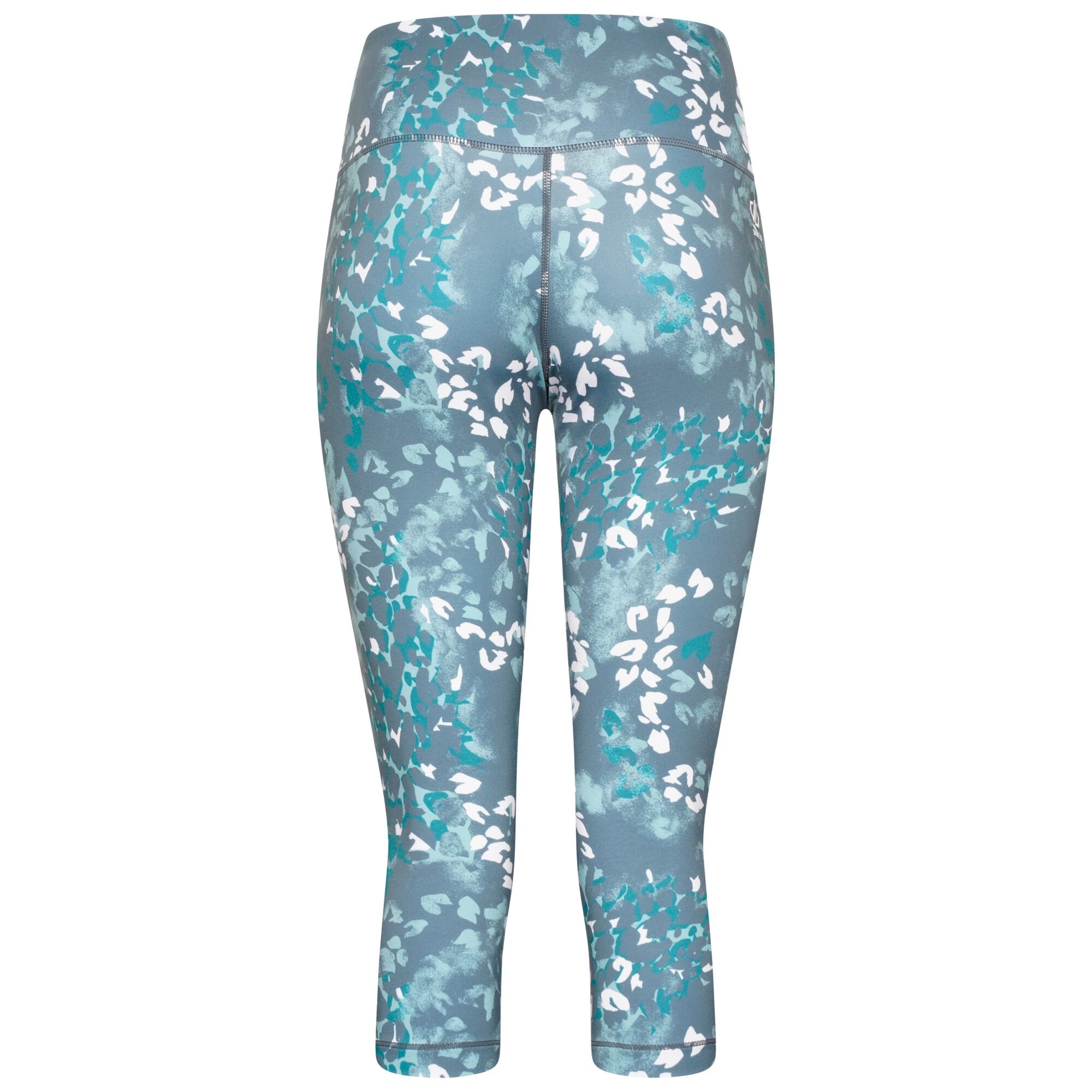 Dare 2b - Women's Influential 3/4 Recycled Leggings | Canton Green Animal Print