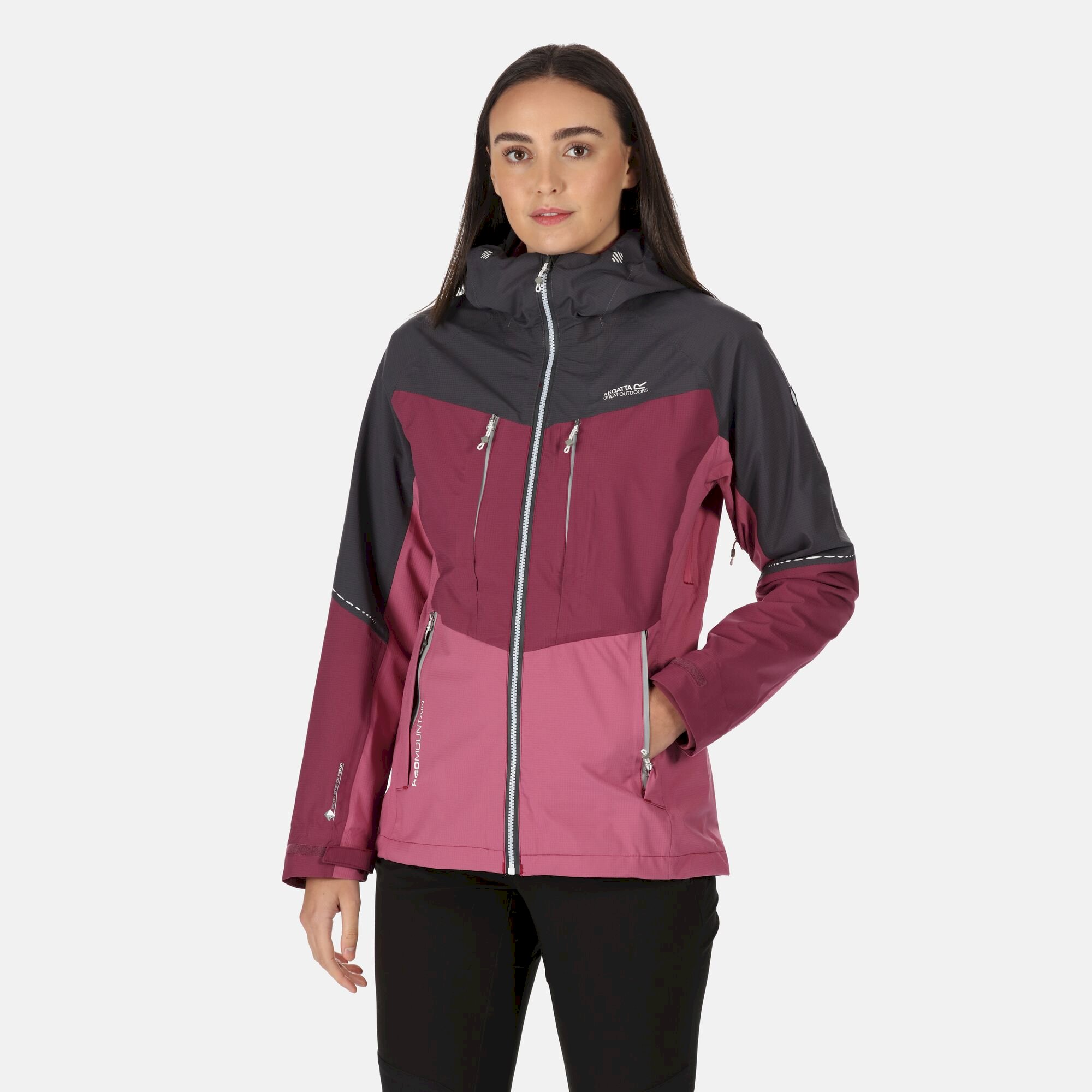 Women's Carletta VII 3-In-1 Waterproof Jacket | Seal Grey Amaranth Haze Violet