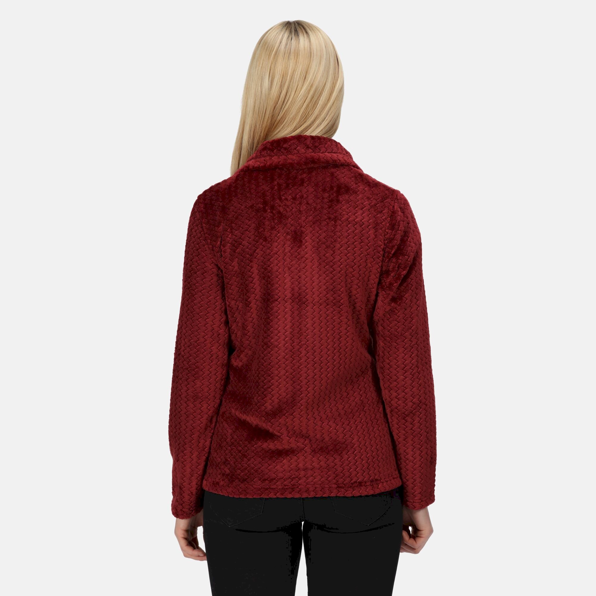 Women's Heloise Full Zip Fleece | Cabernet Ripple