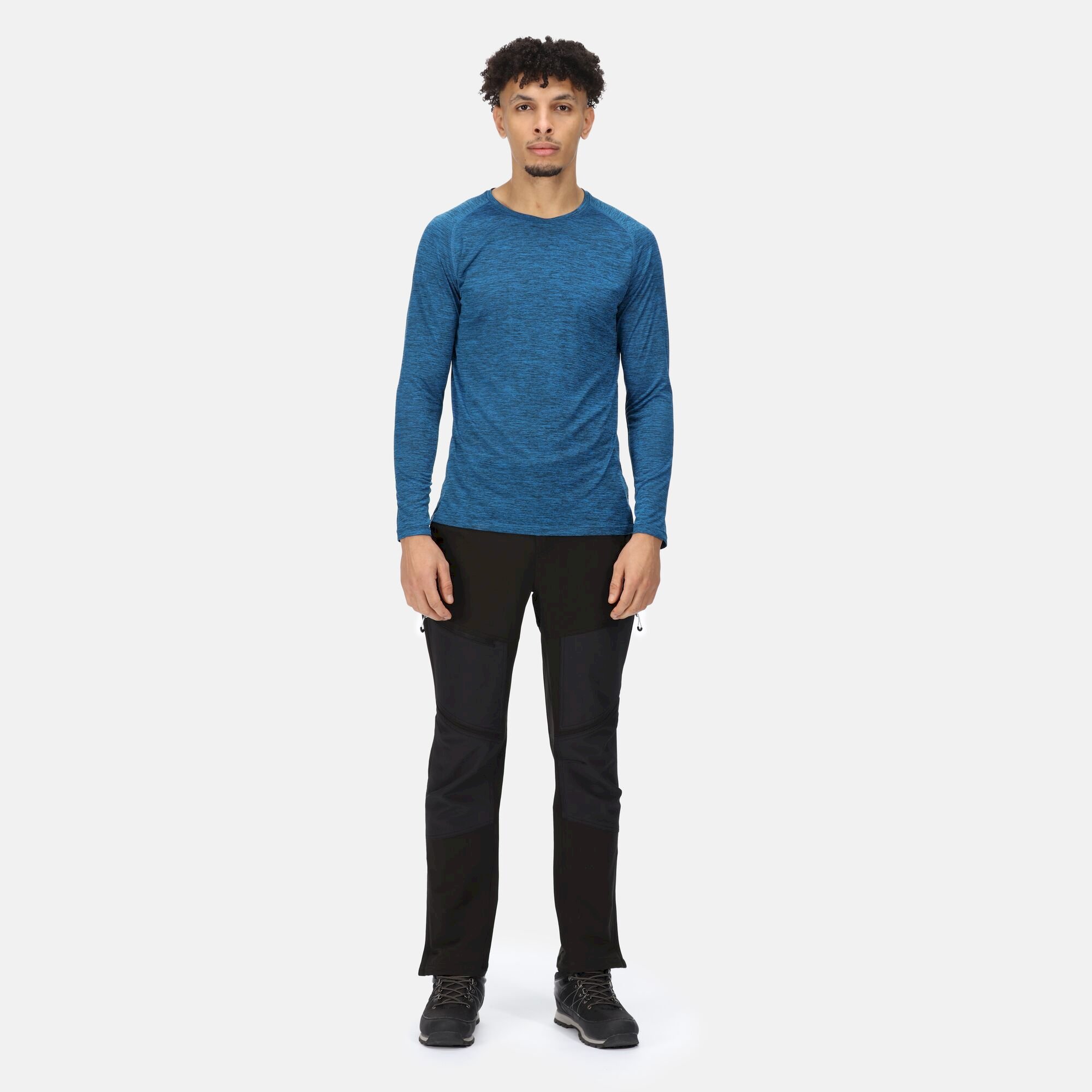 Men's Burlow Long Sleeved T-Shirt | Skydiver Blue