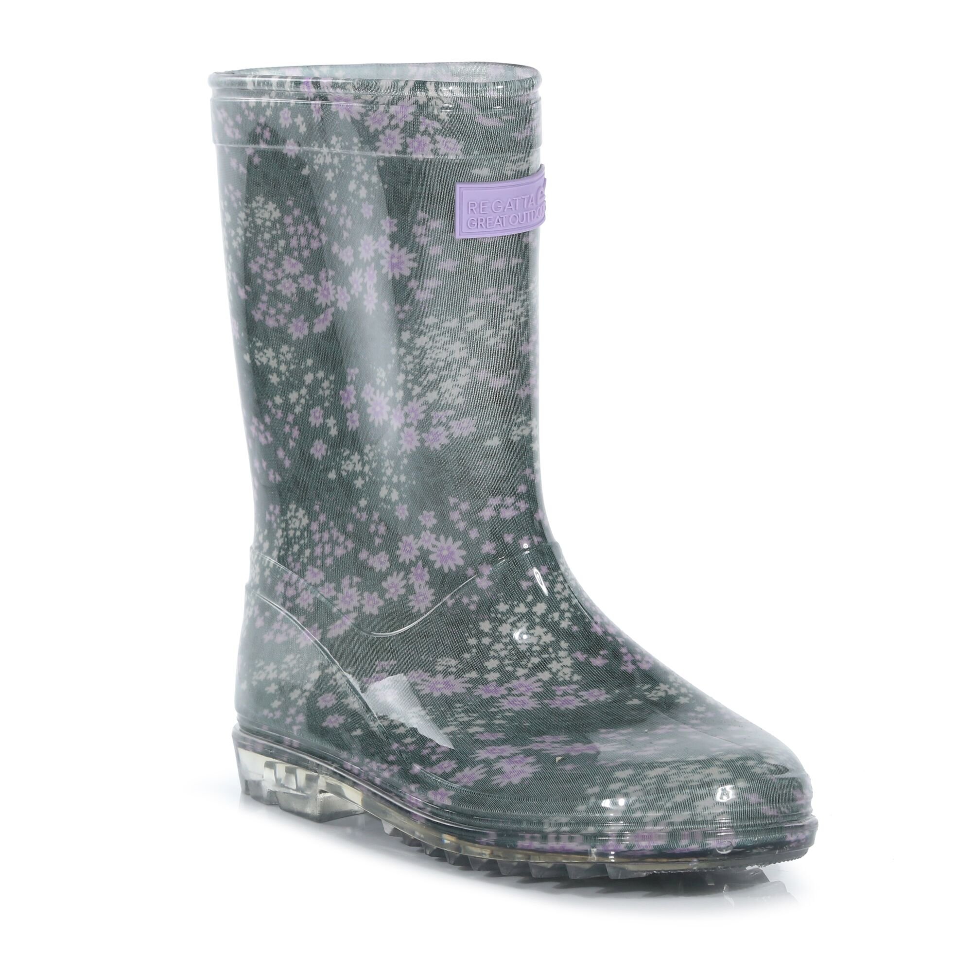 Kids' Wenlock Wellies | Balsam Green Ditsy Floral