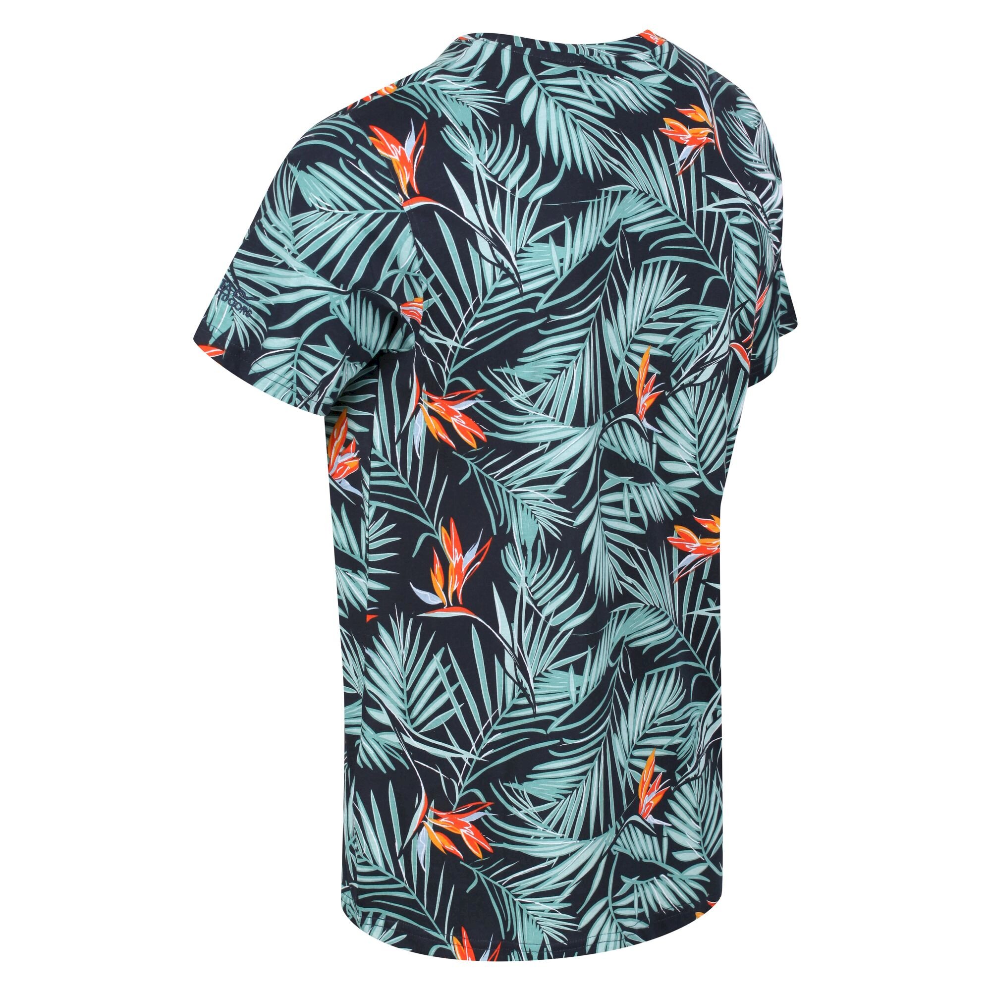 Men's Cline VI Cotton T-Shirt | Navy Hawaiian
