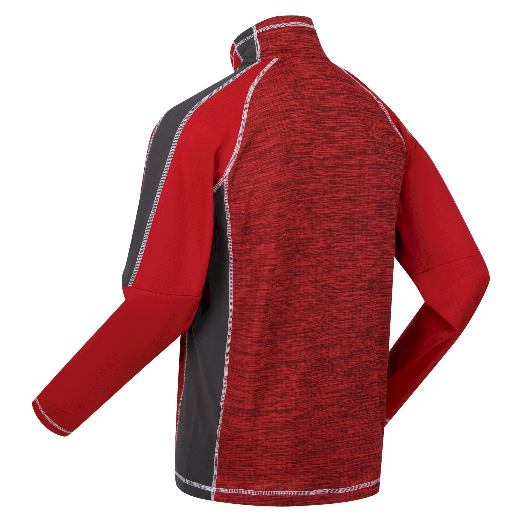 Men's Hepley Half Zip Lightweight Fleece | Chinese Red Dark Red