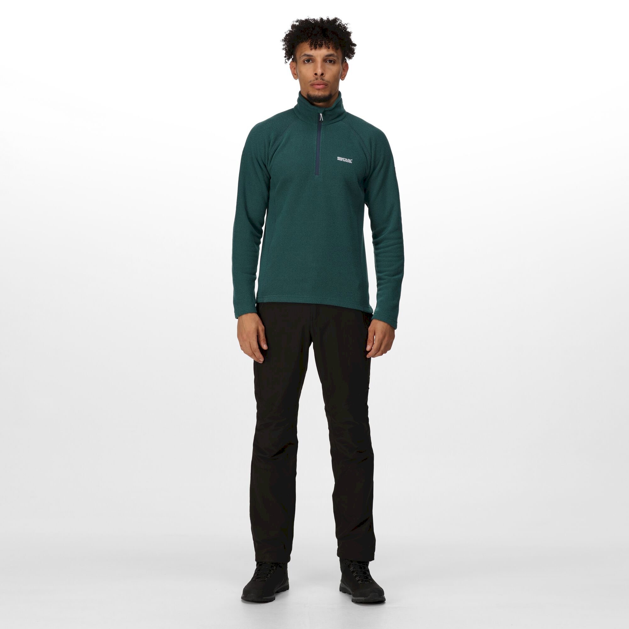 Men's Kenger Half Zip Midweight Fleece | Pacific Green