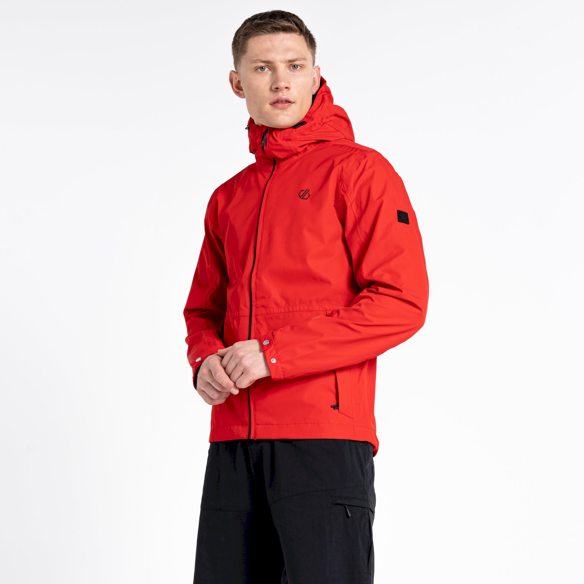 Dare 2b - Men's Stay Ready Recycled Waterproof Jacket | Danger Red