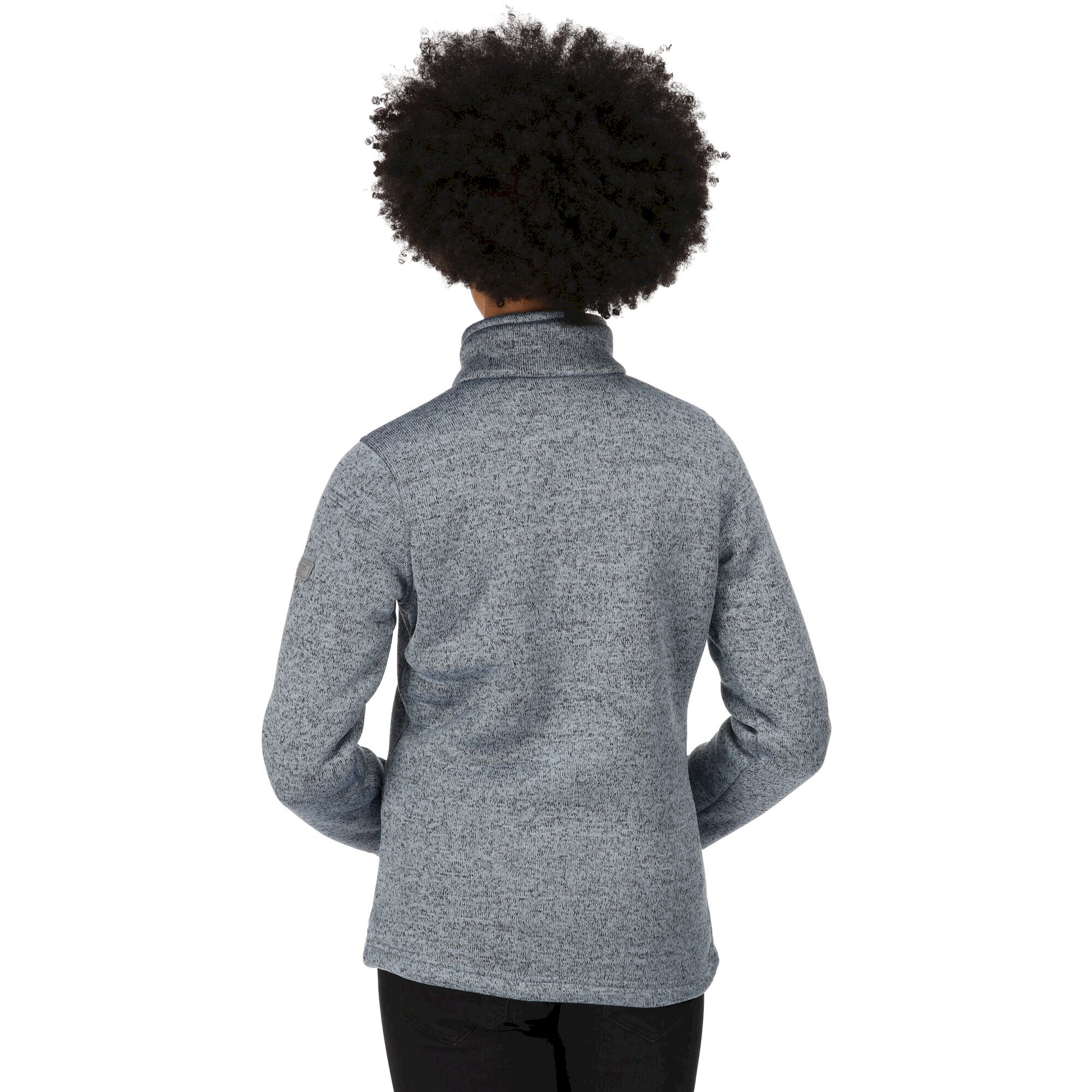 Women's Razia II Full Zip Bonded Fleece | Ice Grey Light Vanilla