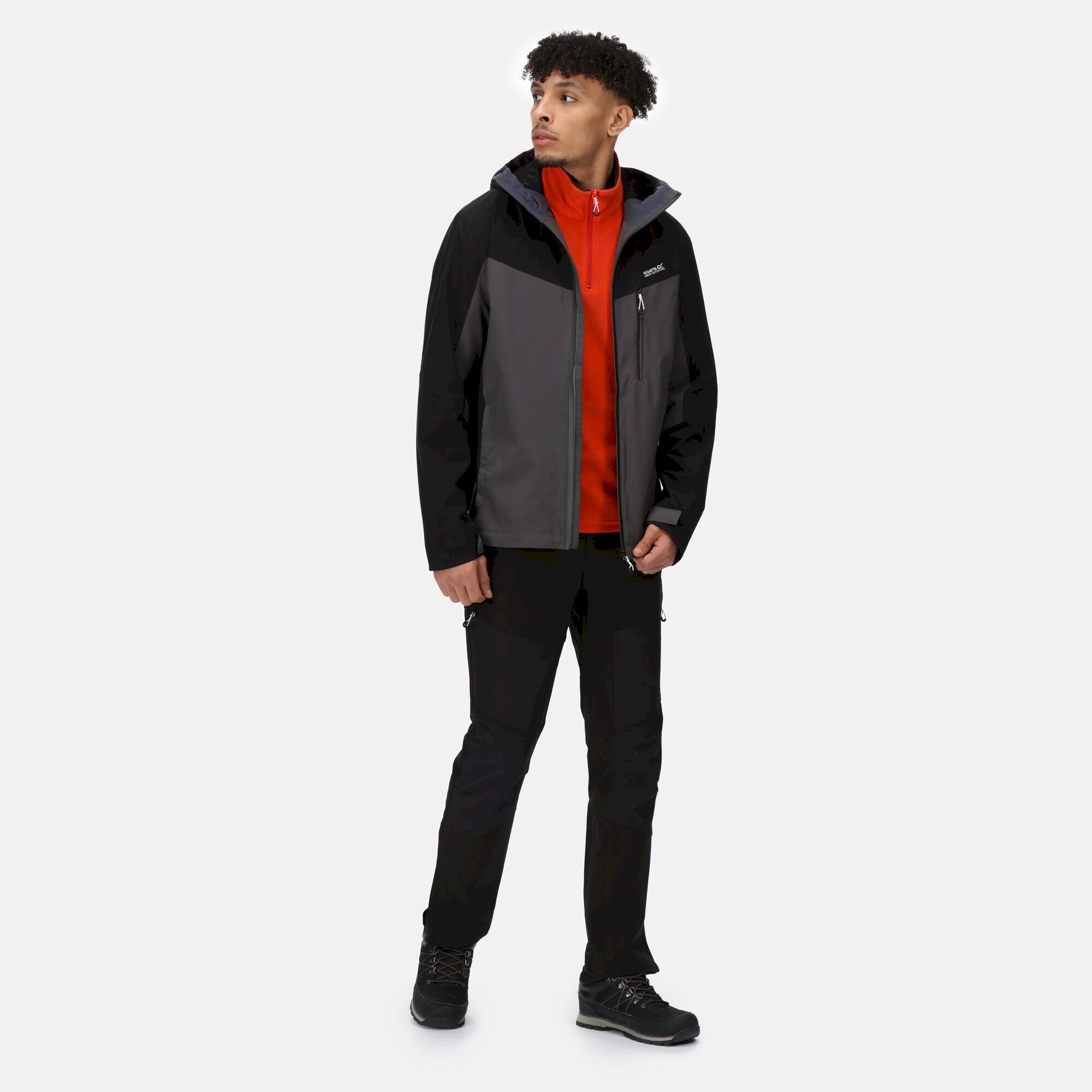 Men's Birchdale Waterproof Jacket | Dark Grey Black