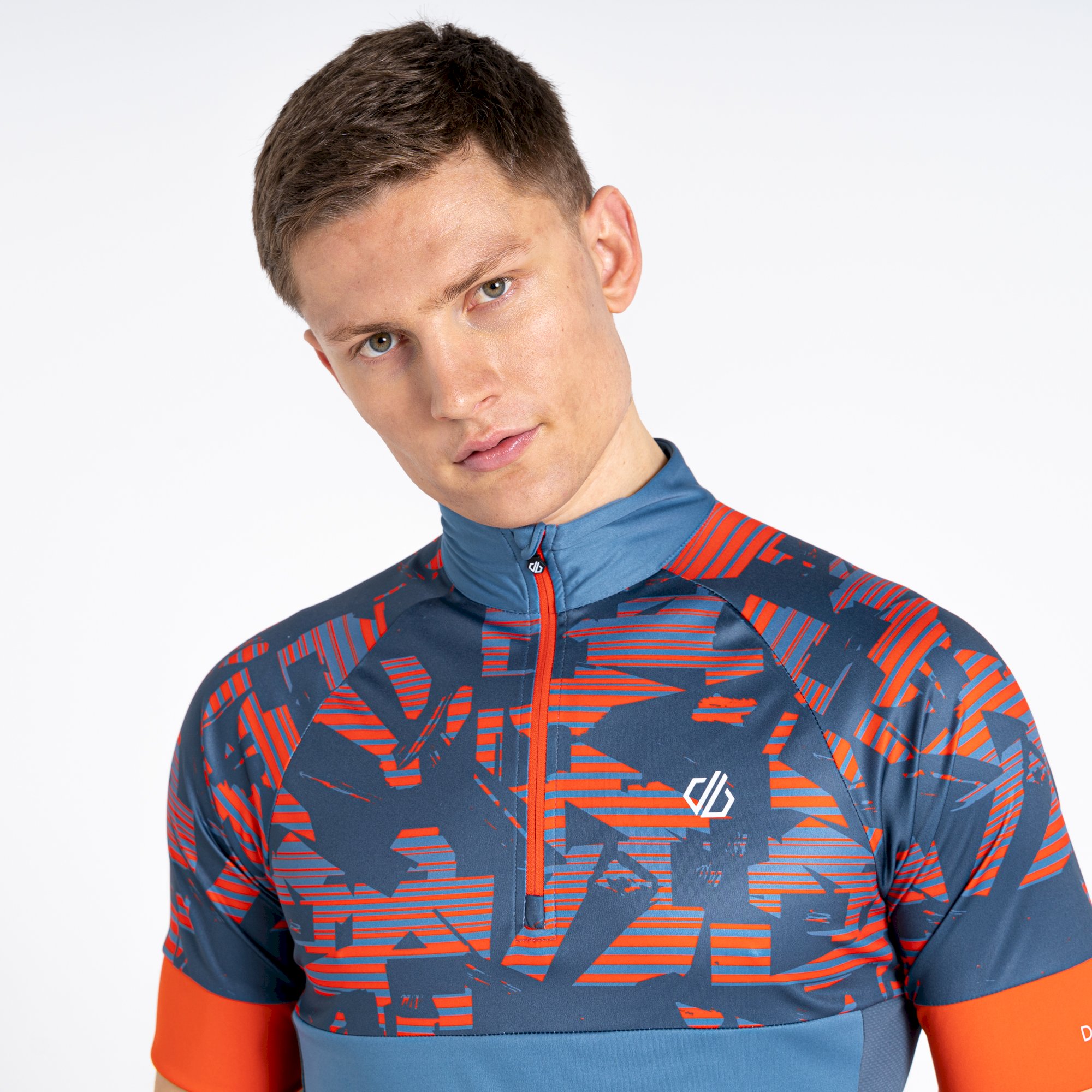 Dare 2b - Men's Stay The Course II Cycling Jersey | Stellar Blue