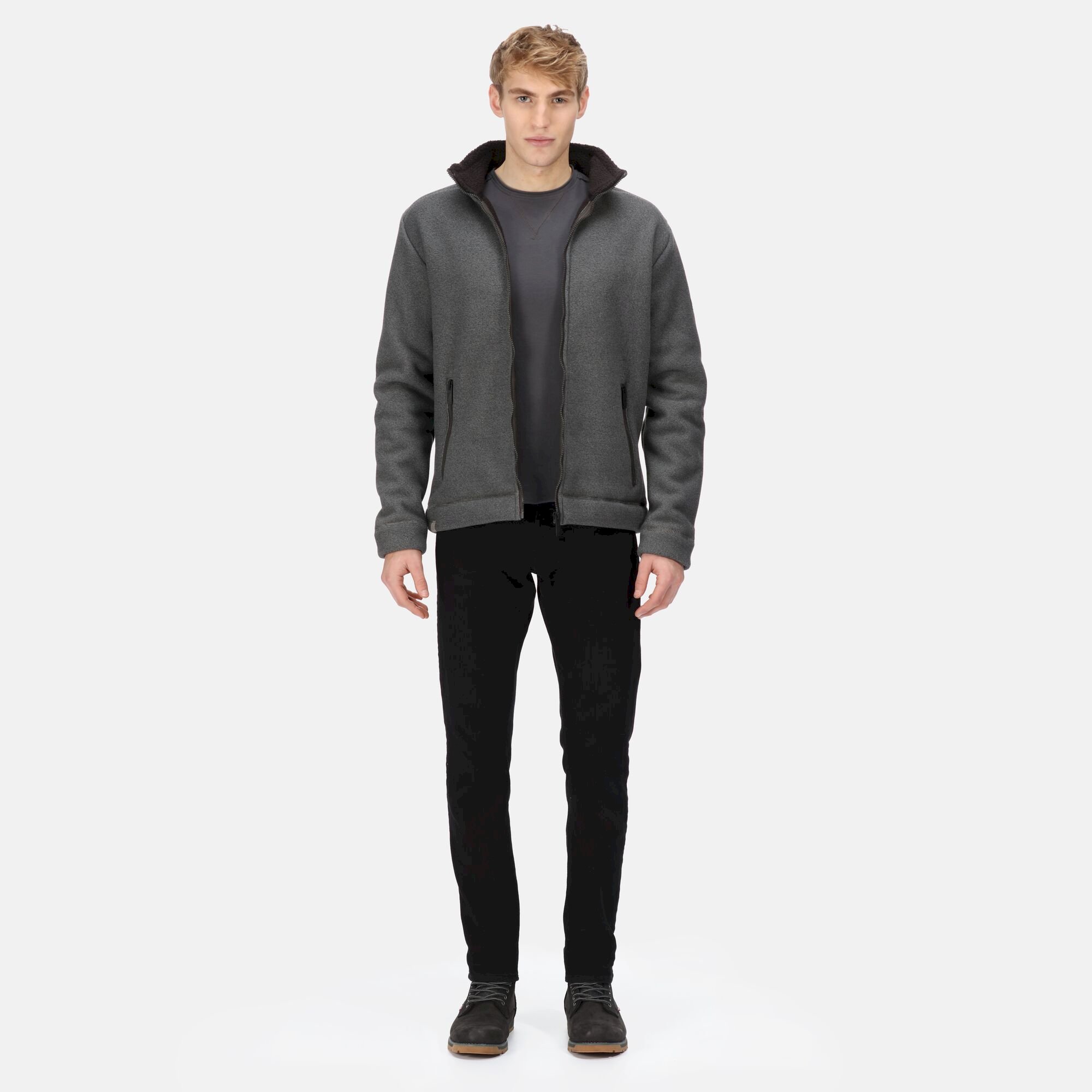 Men's Garrian II Full Zip Fleece | Ash