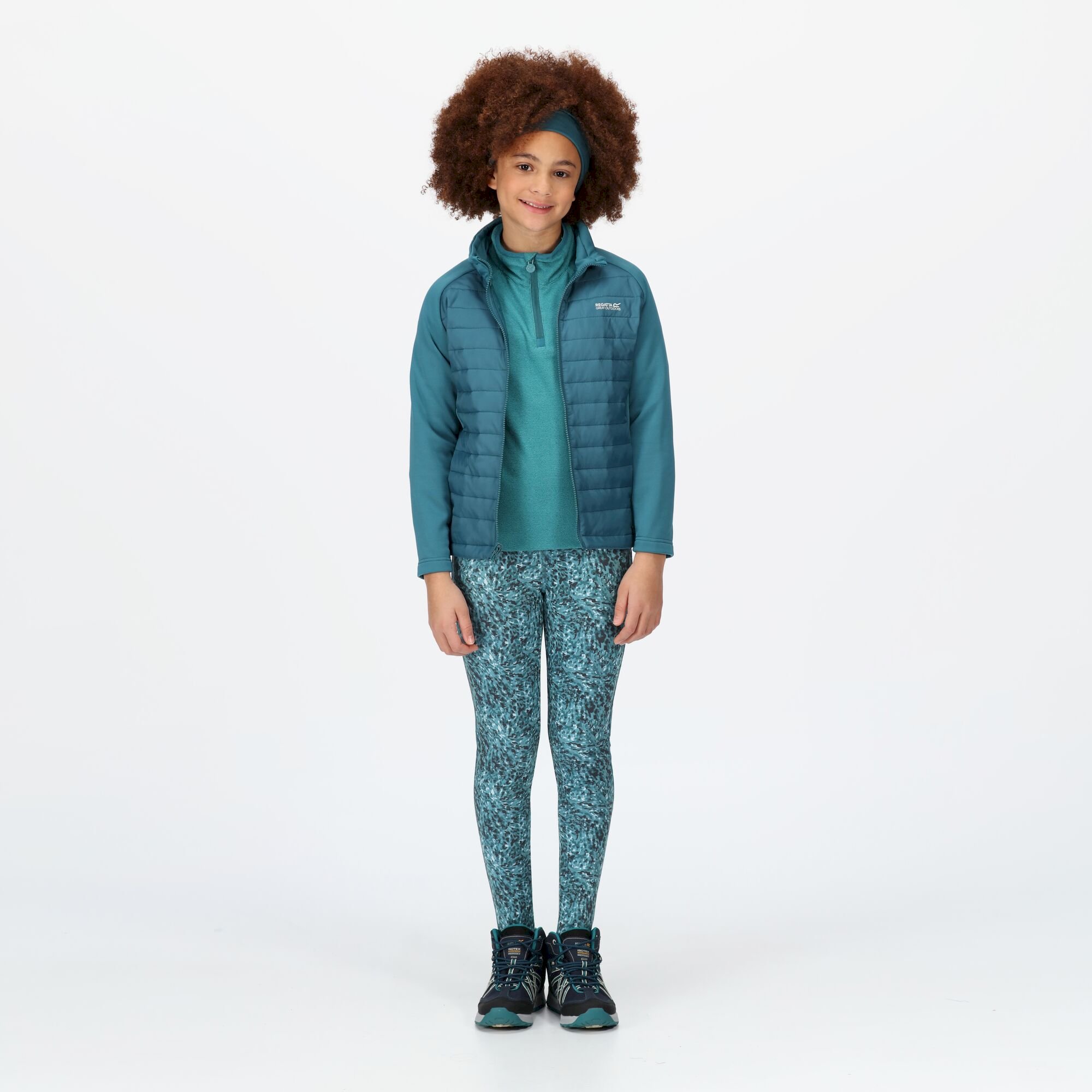 Kids' Hydrate VII 3-In-1 Waterproof Jacket | Pagoda Blue Dragonfly