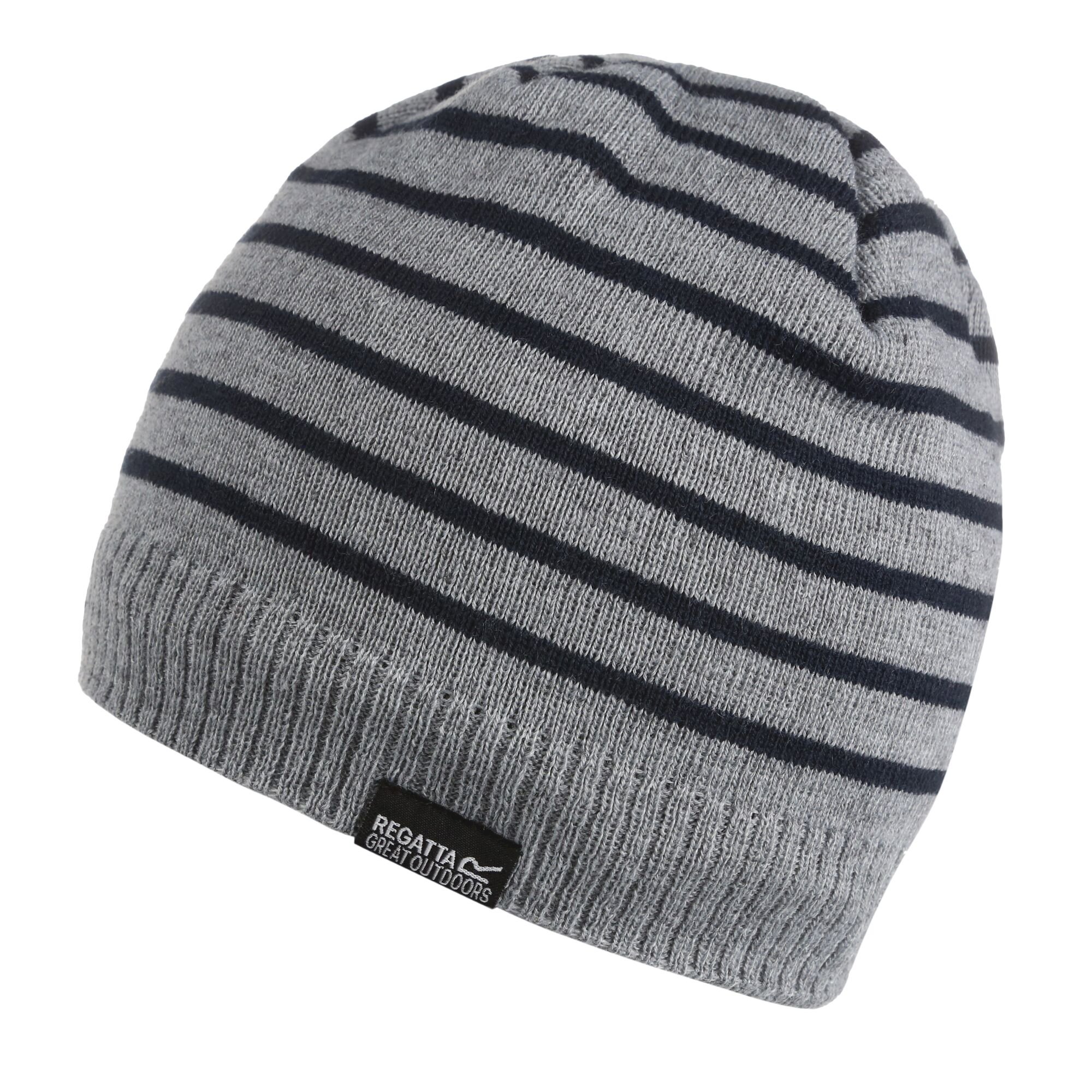 Kids' Tarley Fleece Lined Knitted Hat | Storm Grey Marl