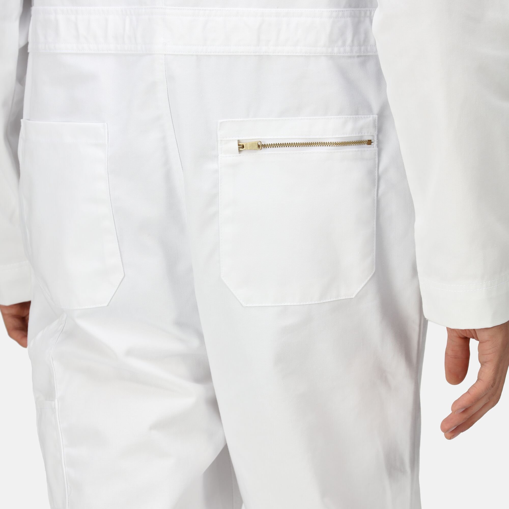 Men's Zip Fasten Coverall | White