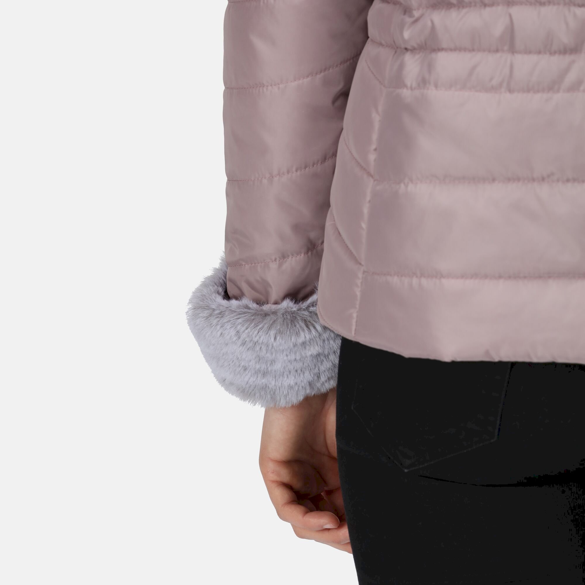 Women's Willabella Fur Detail Jacket | Lilac Chalk