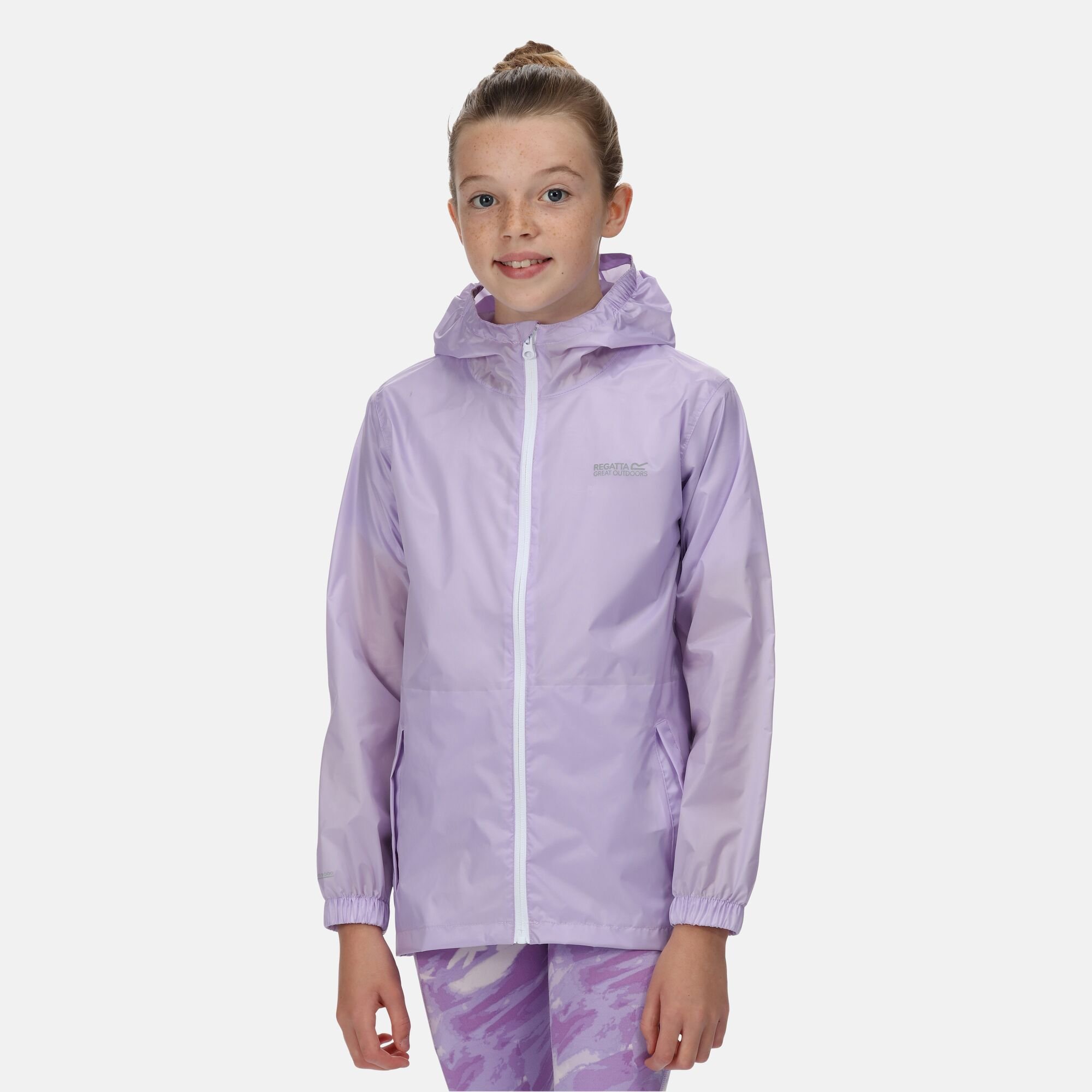 Kids' Pack It Waterproof Packaway Jacket | Pastel Lilac