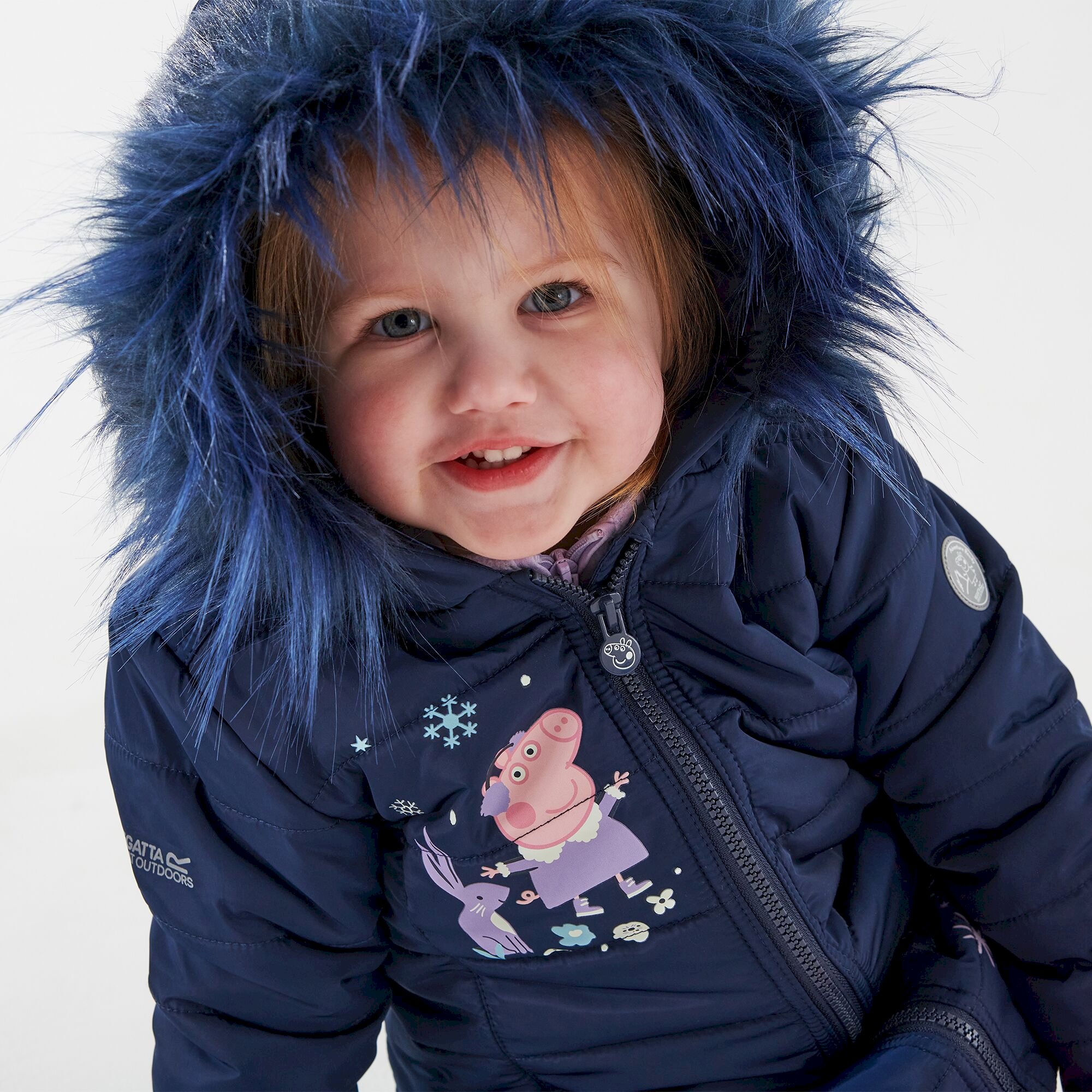 Girls' Peppa Padded Jacket | Navy