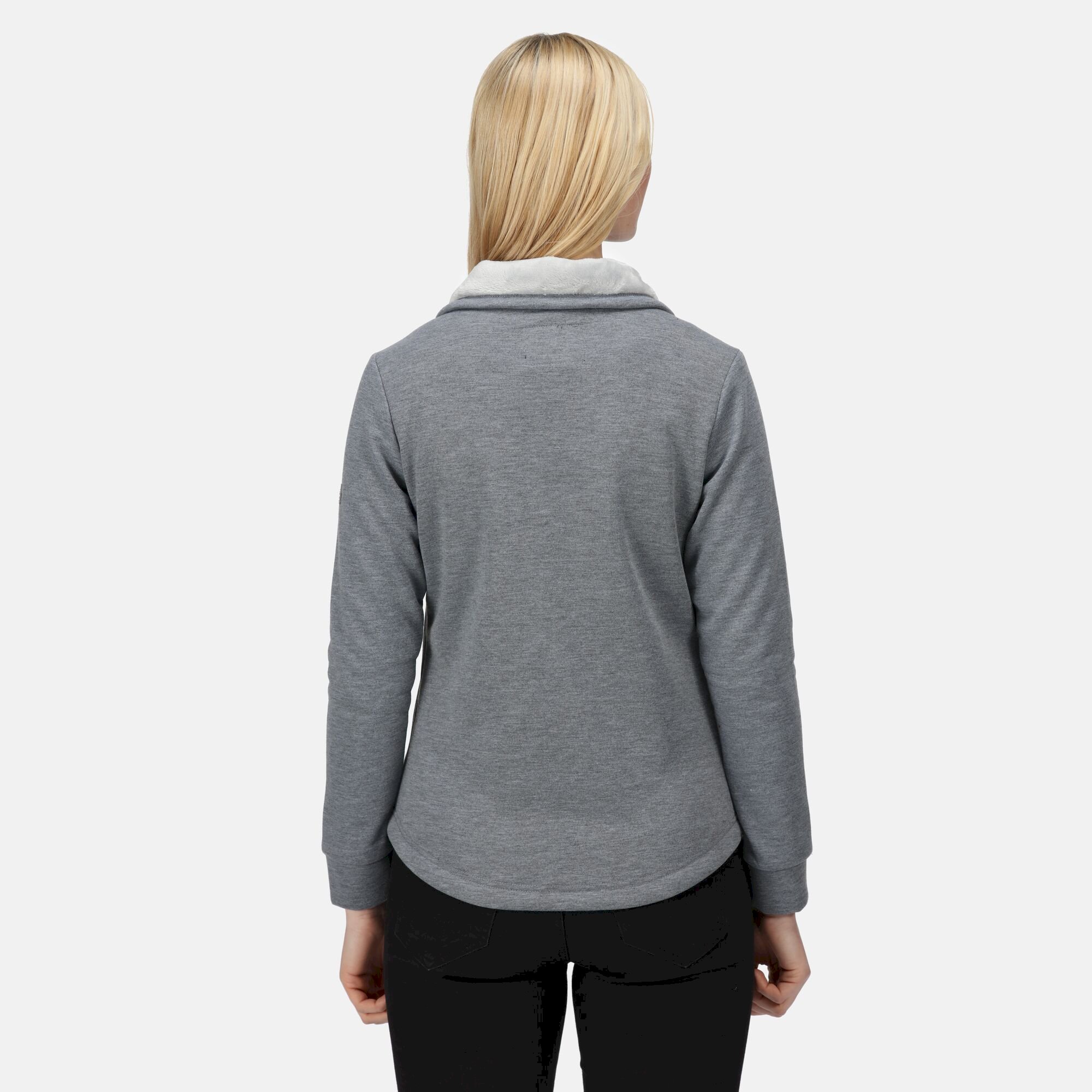 Women's Azariah Full Zip Fleece | Storm Grey Cyberspace