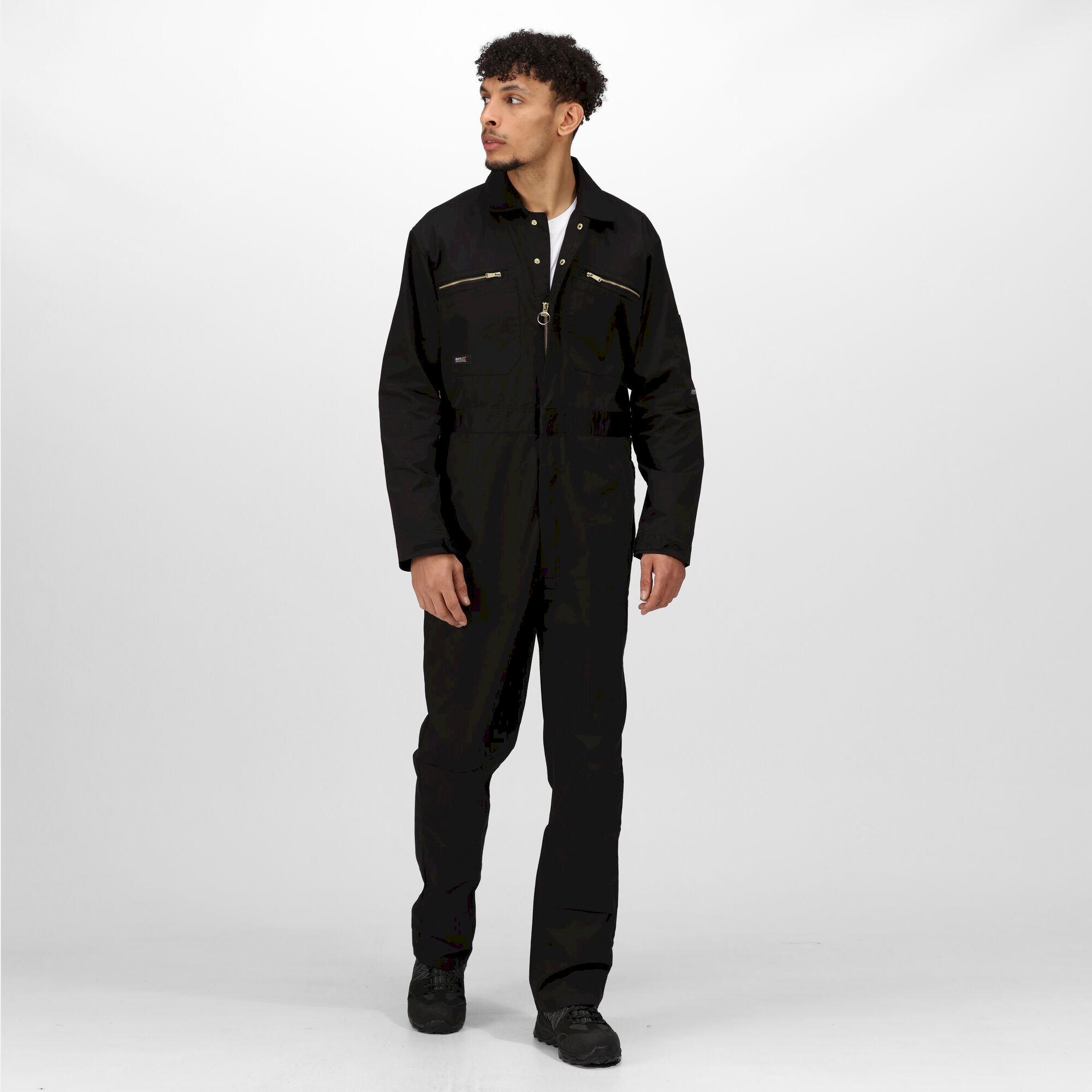 Men's Zip Fasten Coverall | Black