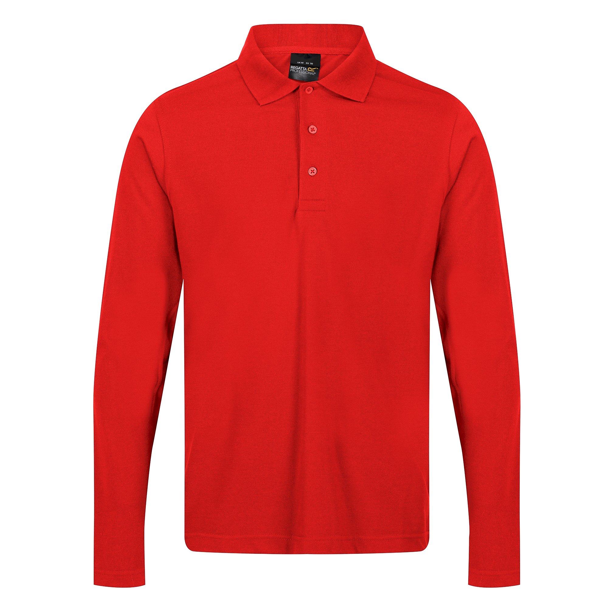 Men's 65/35 LS Polo Top | Classic Red
