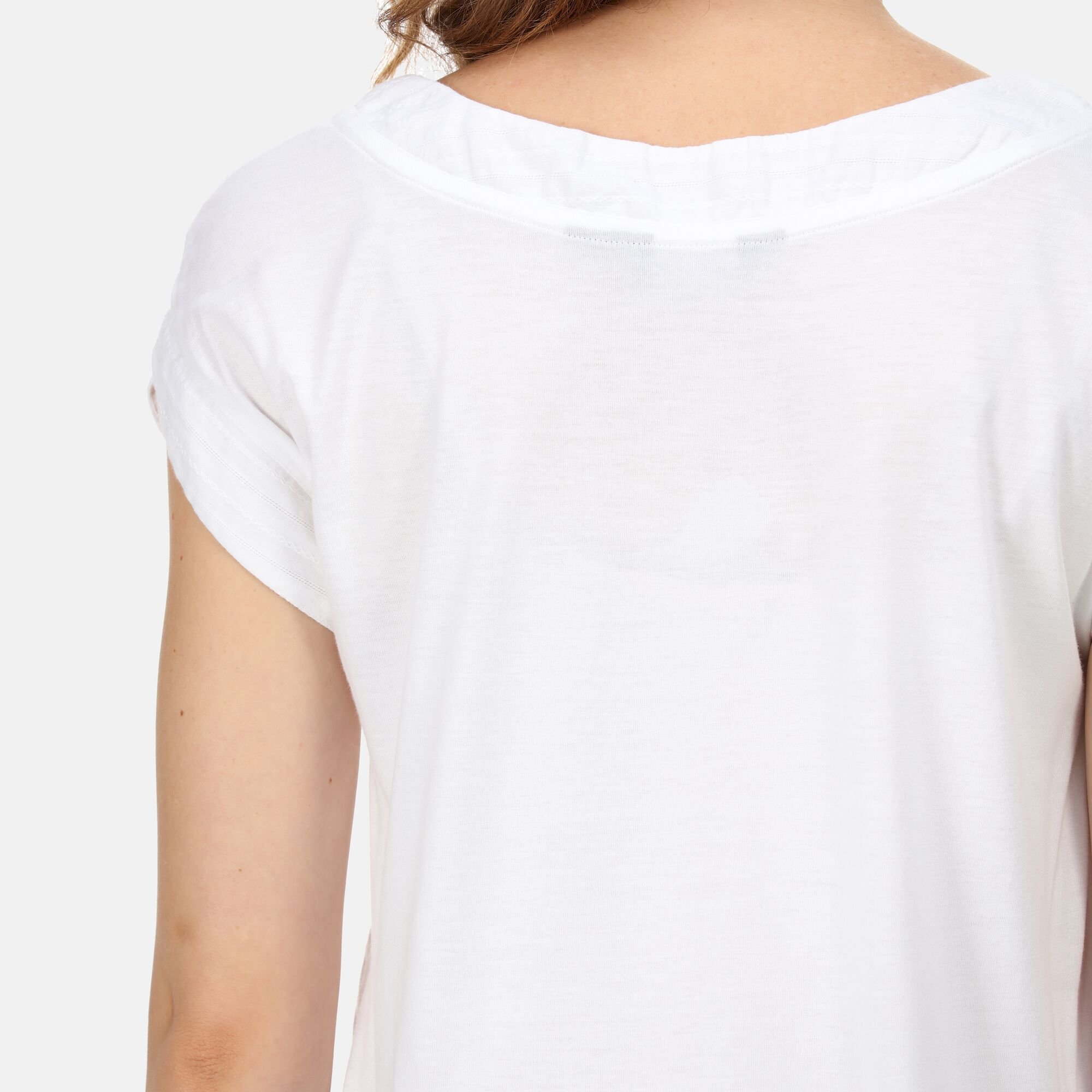 Women's Adine Stripe T-Shirt | White