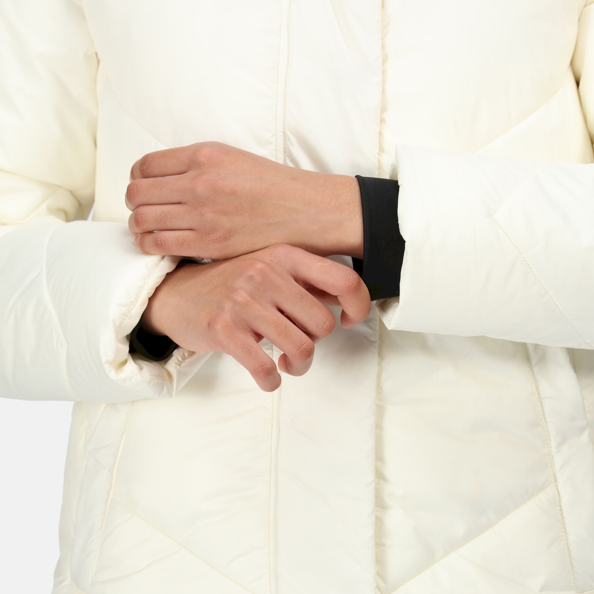 Giovanna Fletcher Collection - Longley Longline Quilted Jacket | Snow White