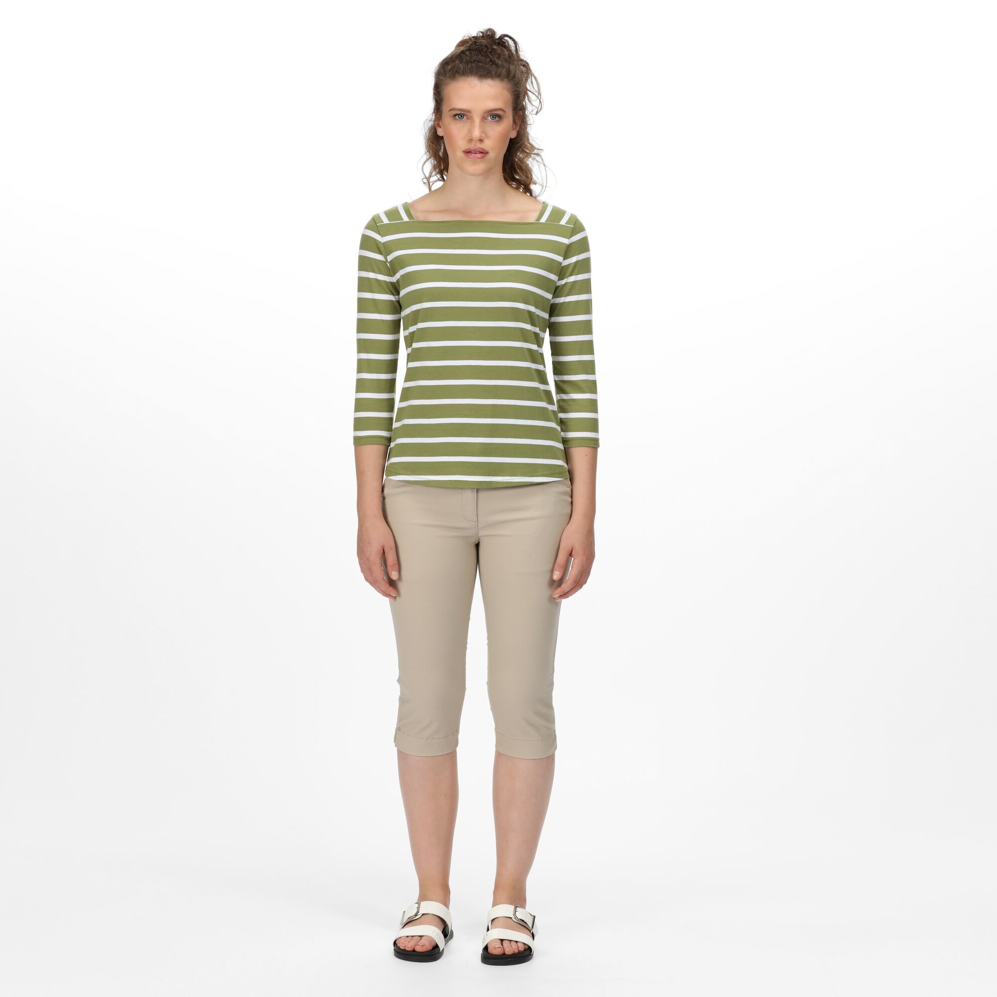 Women's Maayan Capri Trousers | Cobblestone