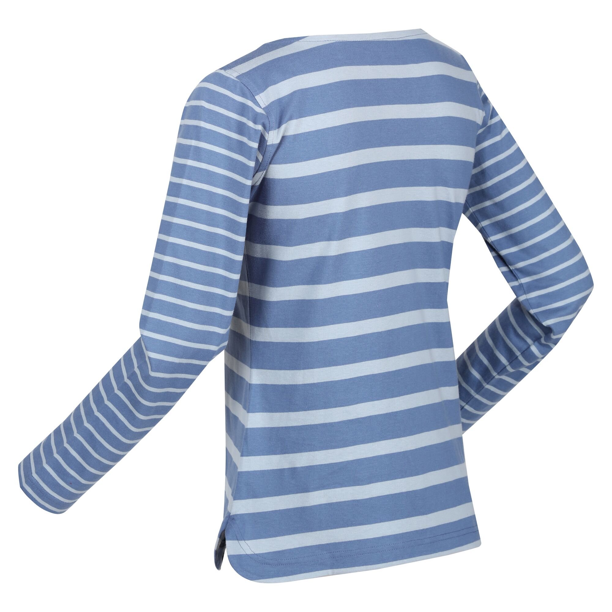 Women's Farida Striped T-Shirt | Slate Blue Ice Grey