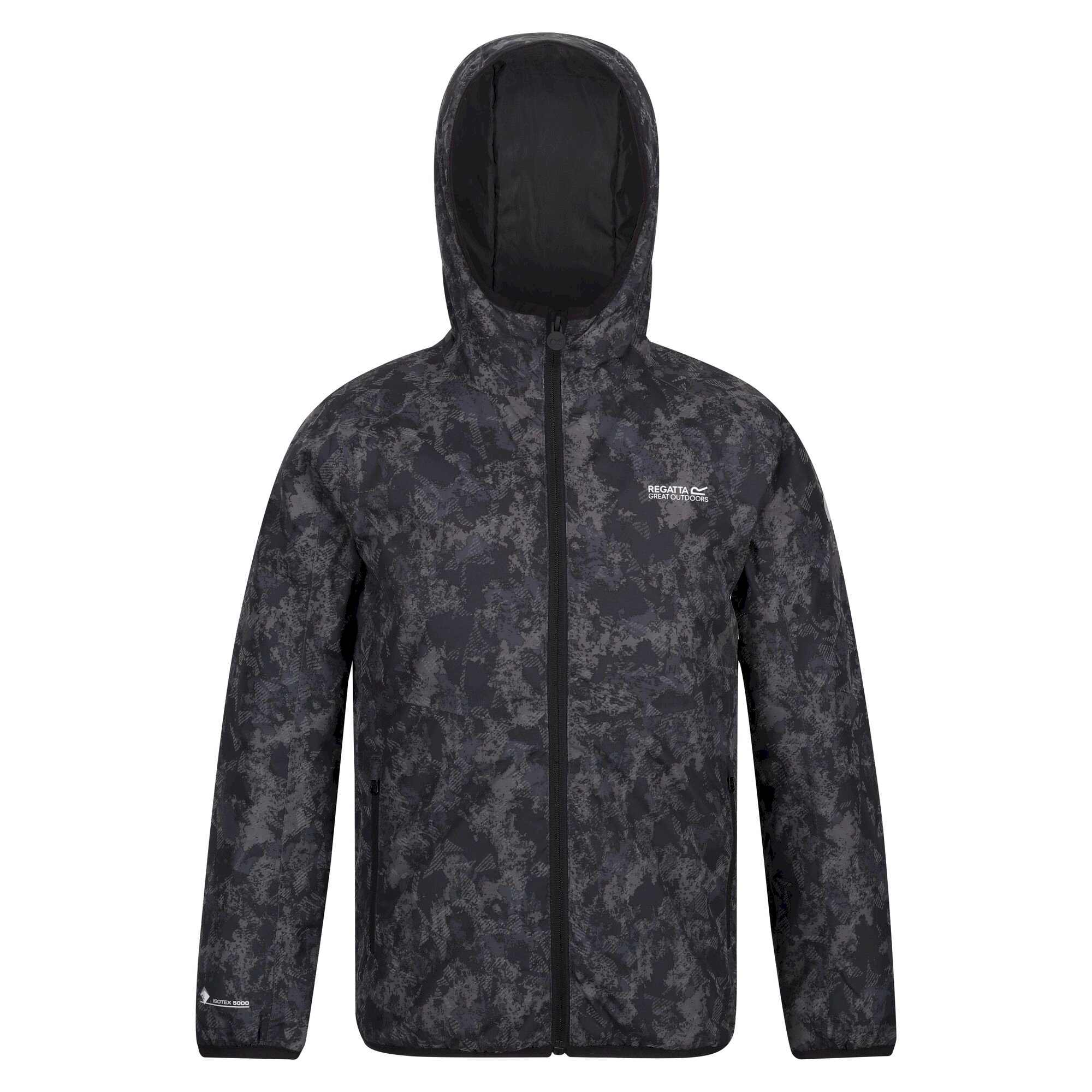 Kids' Volcanics VI Waterproof Jacket | Dark Grey Print