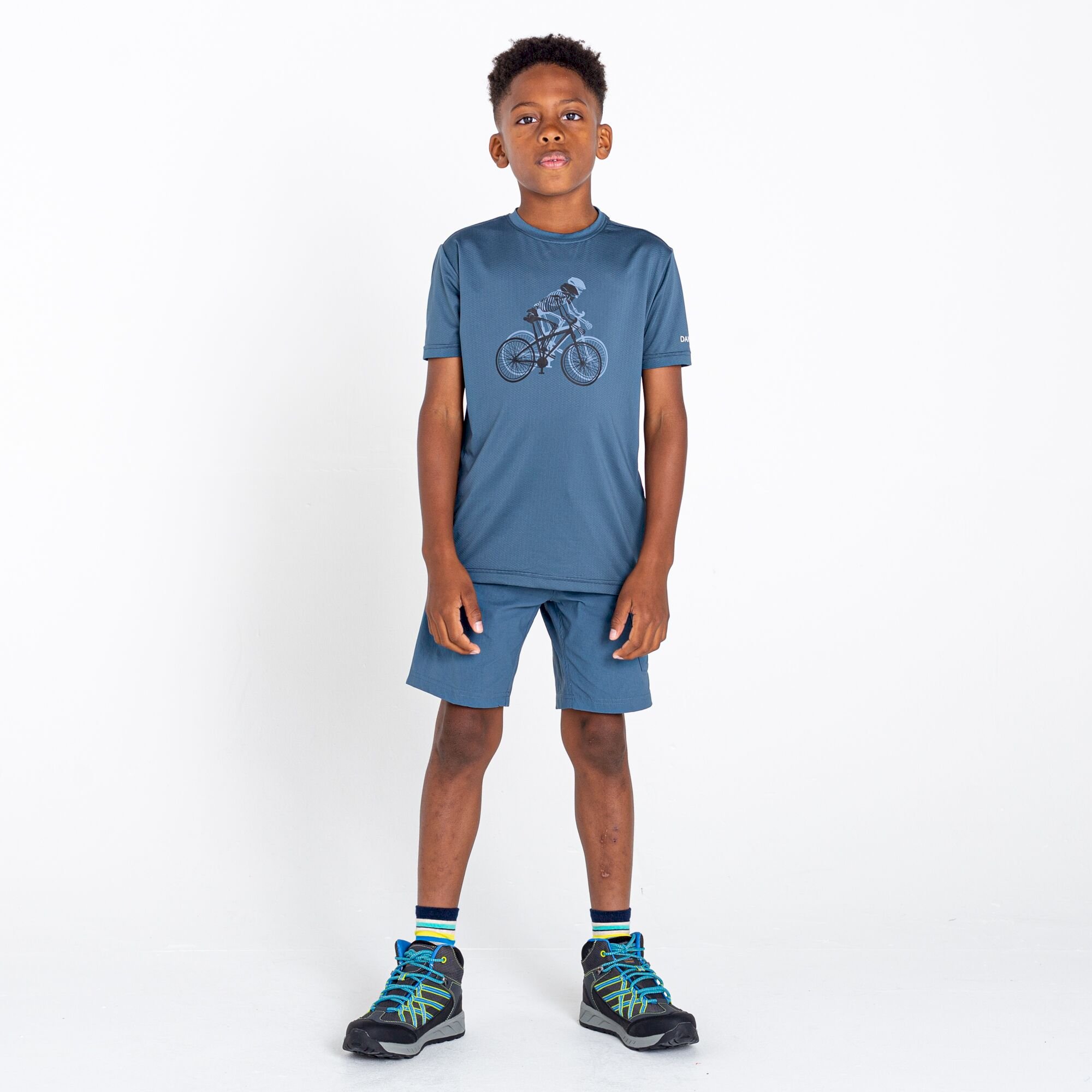 Dare 2b - Kids' Rightful Recycled Graphic Tee | Orion Grey