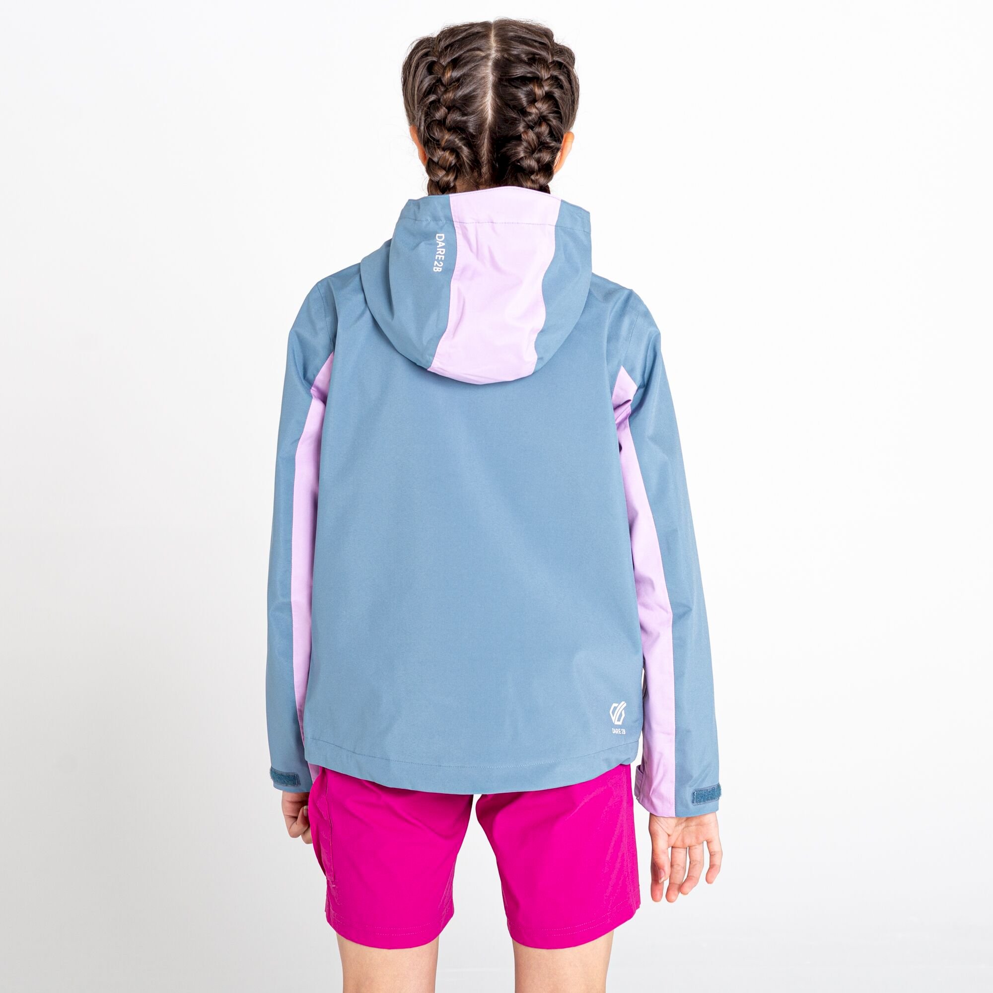Dare 2b - Kids' In The Lead III Recycled Waterproof Jacket | Lupine Lavender Bluestone