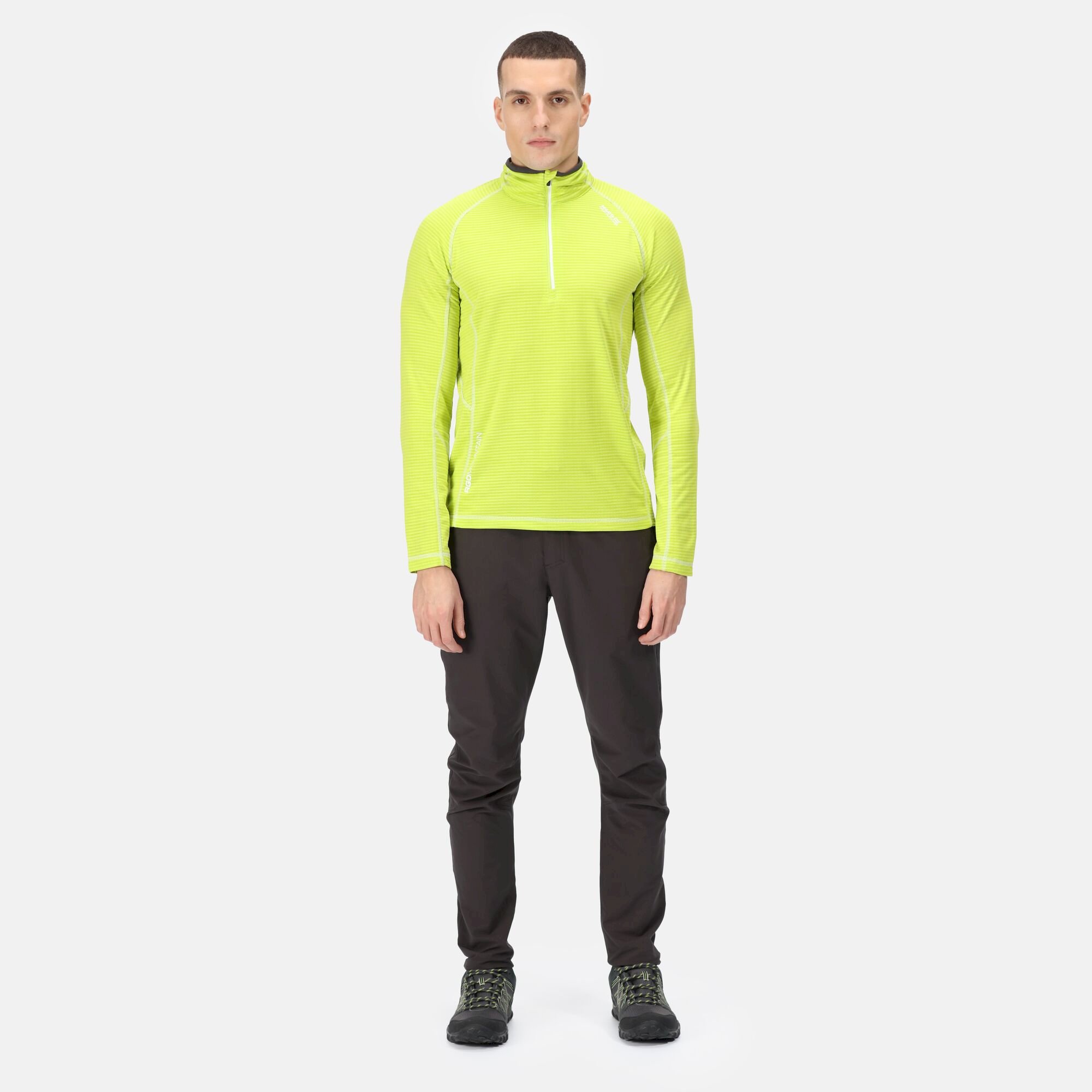 Men's Yonder Half Zip Top | Bright Kiwi