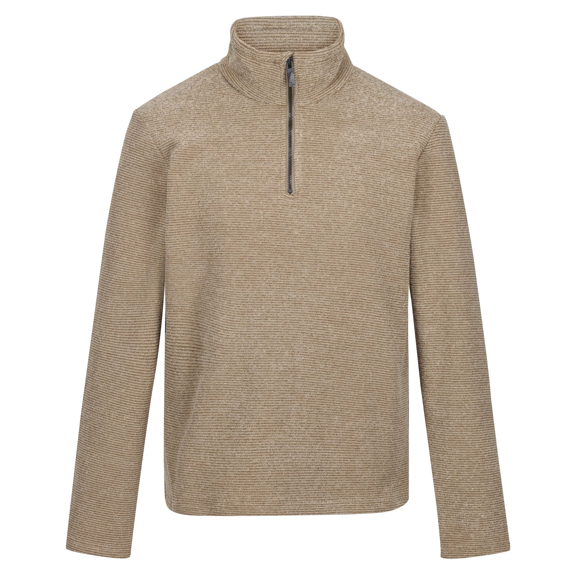 Men's Edley Half Zip Fleece | Gold Sand Linear