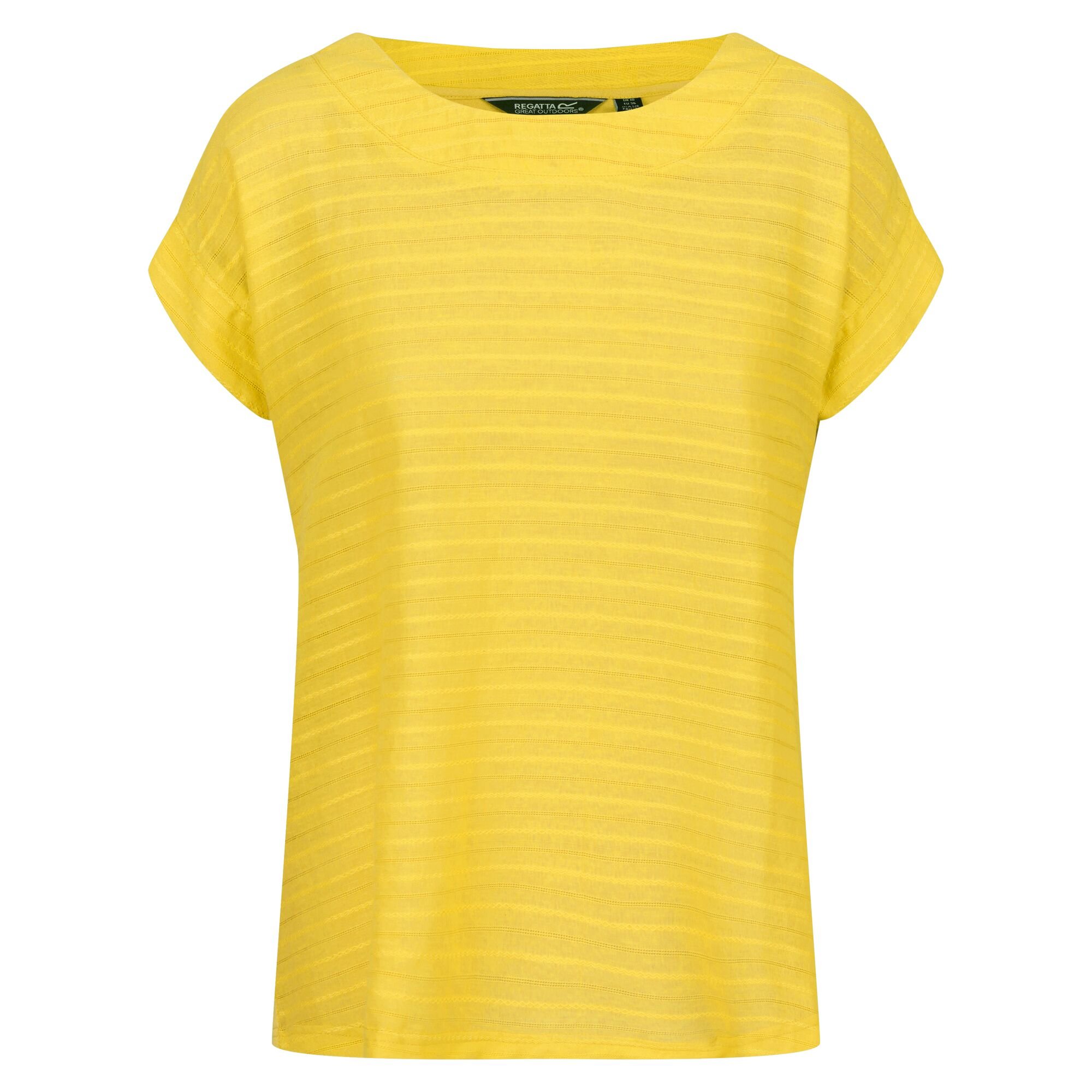 Women's Adine Stripe T-Shirt | Maize Yellow
