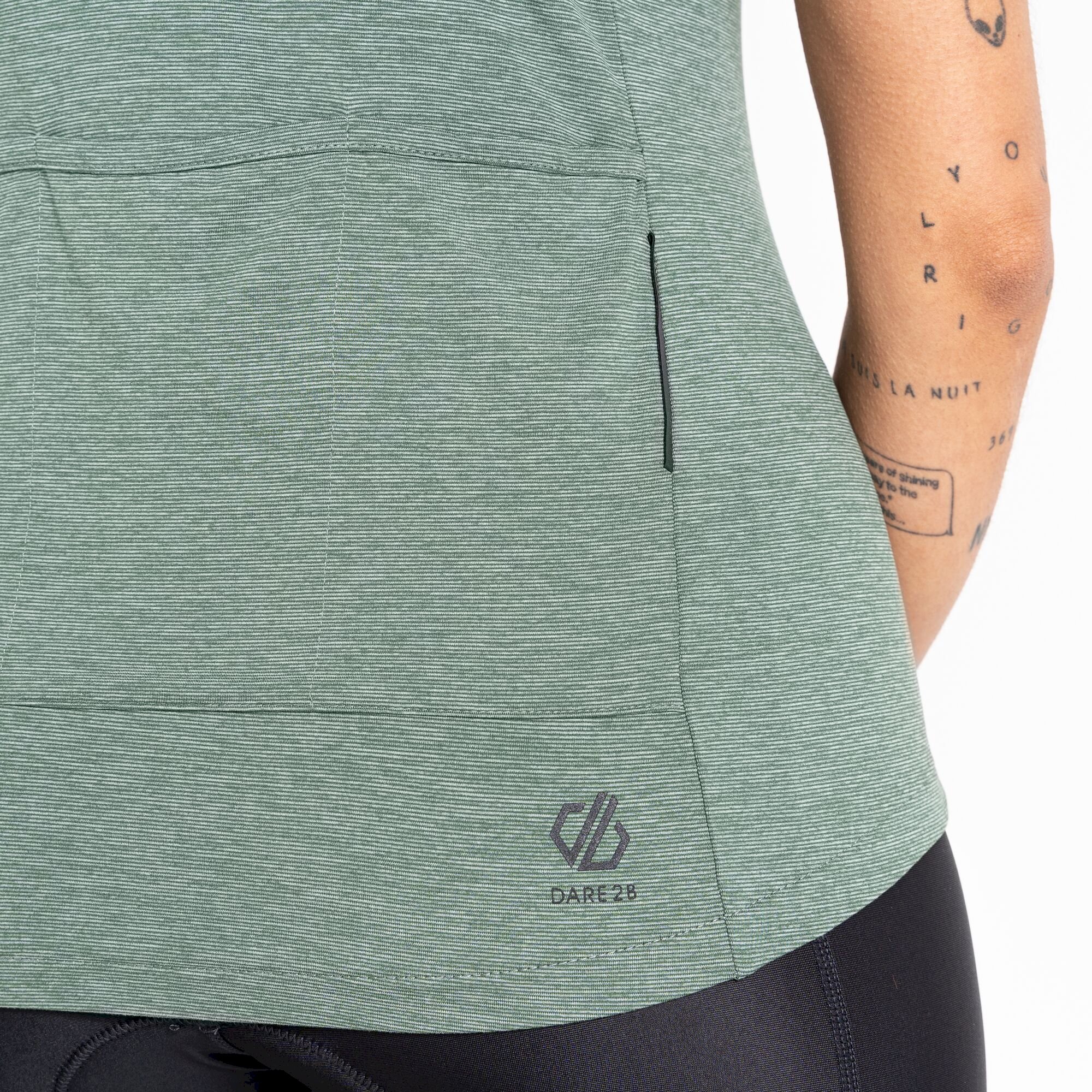 Dare 2b - Women's Pedal Through It Lightweight Jersey | Duck Green Marl