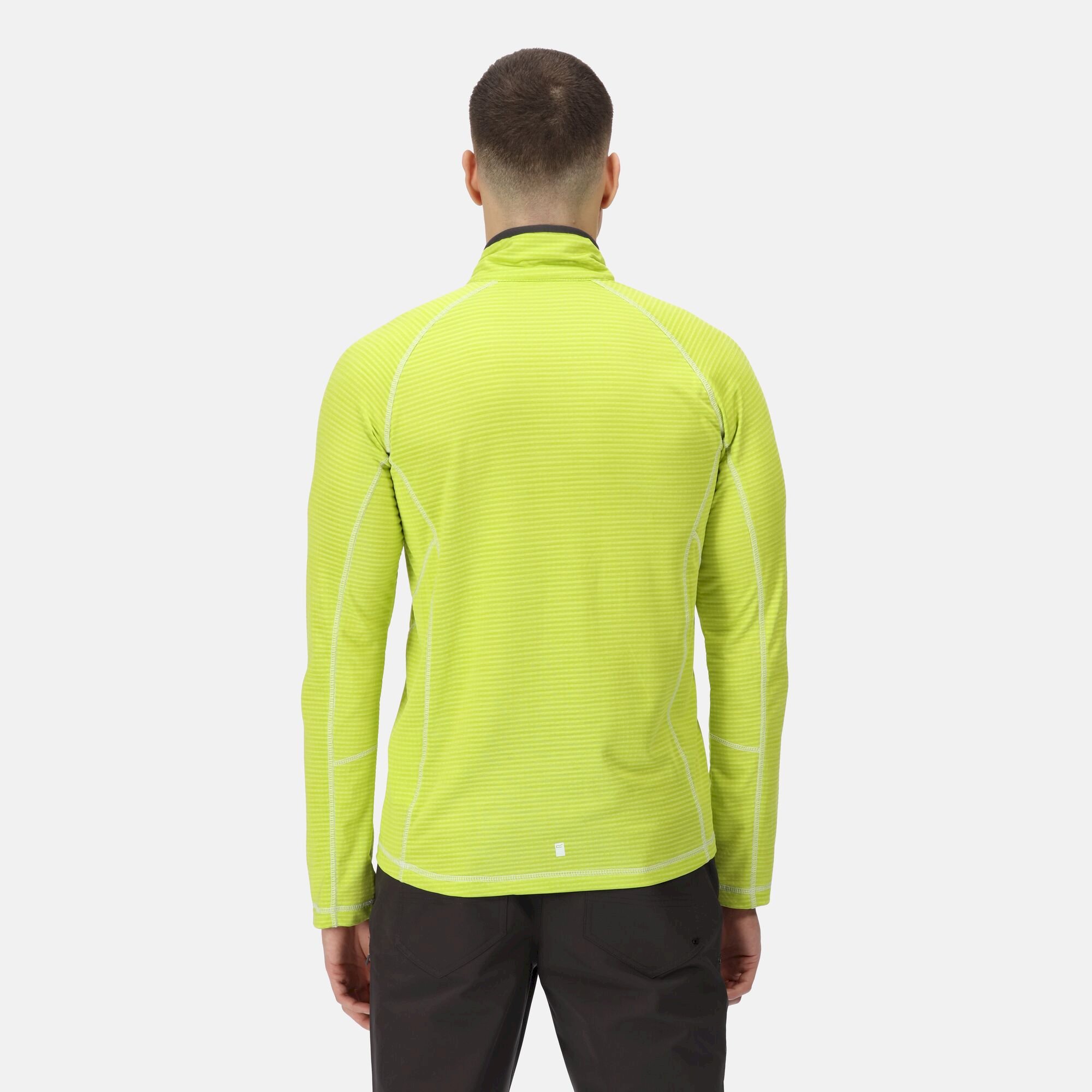 Men's Yonder Half Zip Top | Bright Kiwi