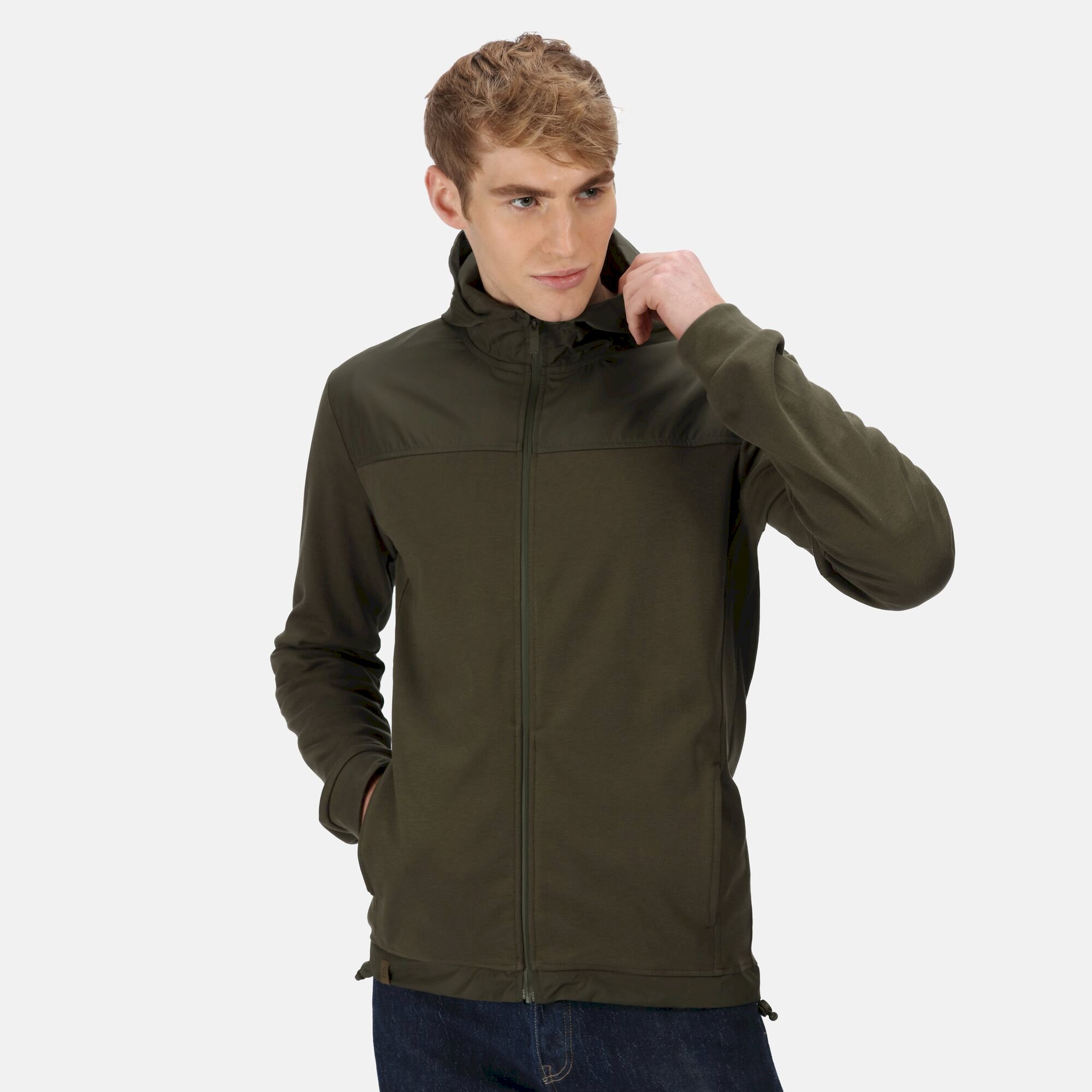 Men's Luis Hooded Fleece | Dark Khaki
